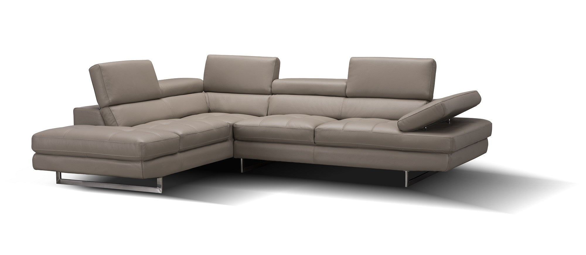 A761 Italian Leather Sectional J&M