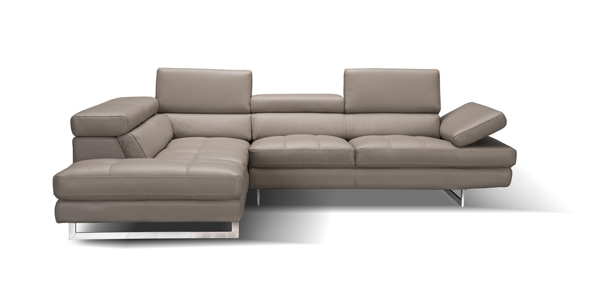 A761 Italian Leather Sectional J&M