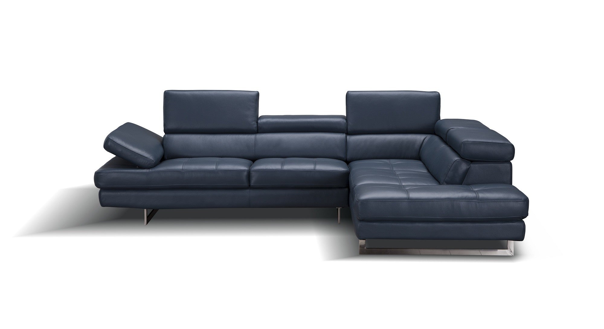 A761 Italian Leather Sectional J&M