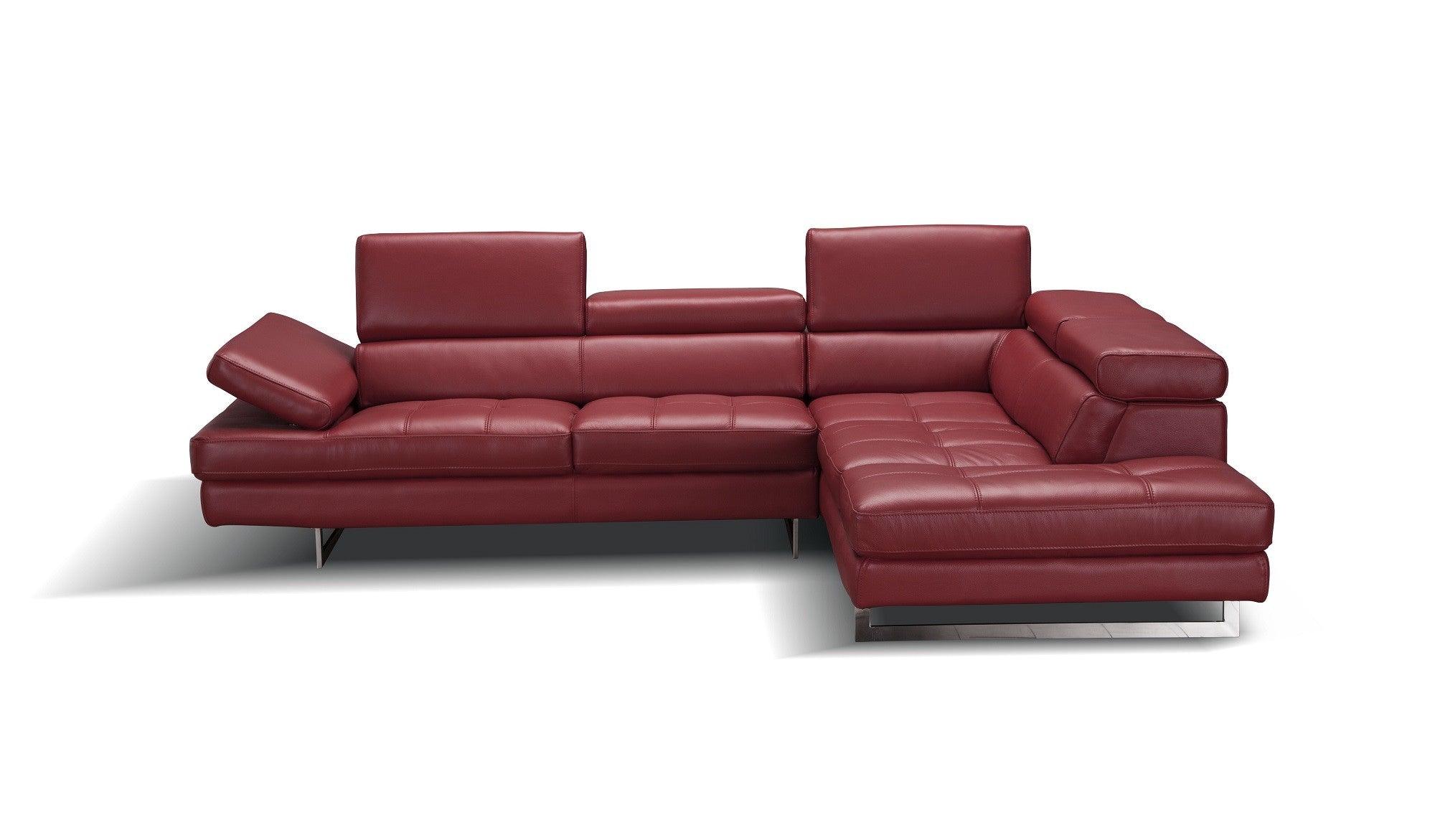 A761 Italian Leather Sectional J&M