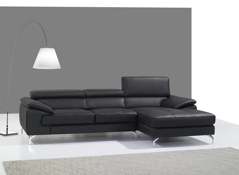 A973b Premium Leather Sectional J&M