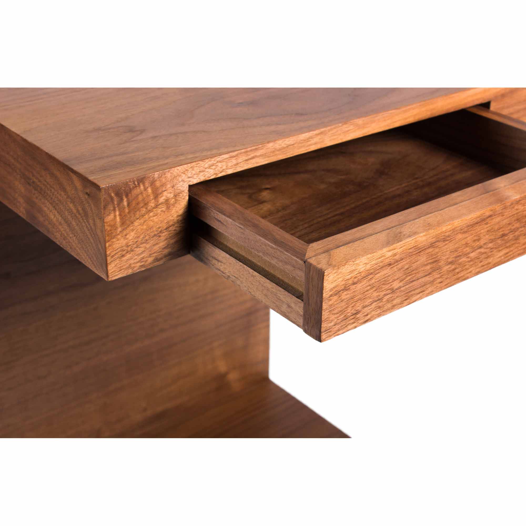 Zio Side Accent Table Walnut Brown - Moes Home