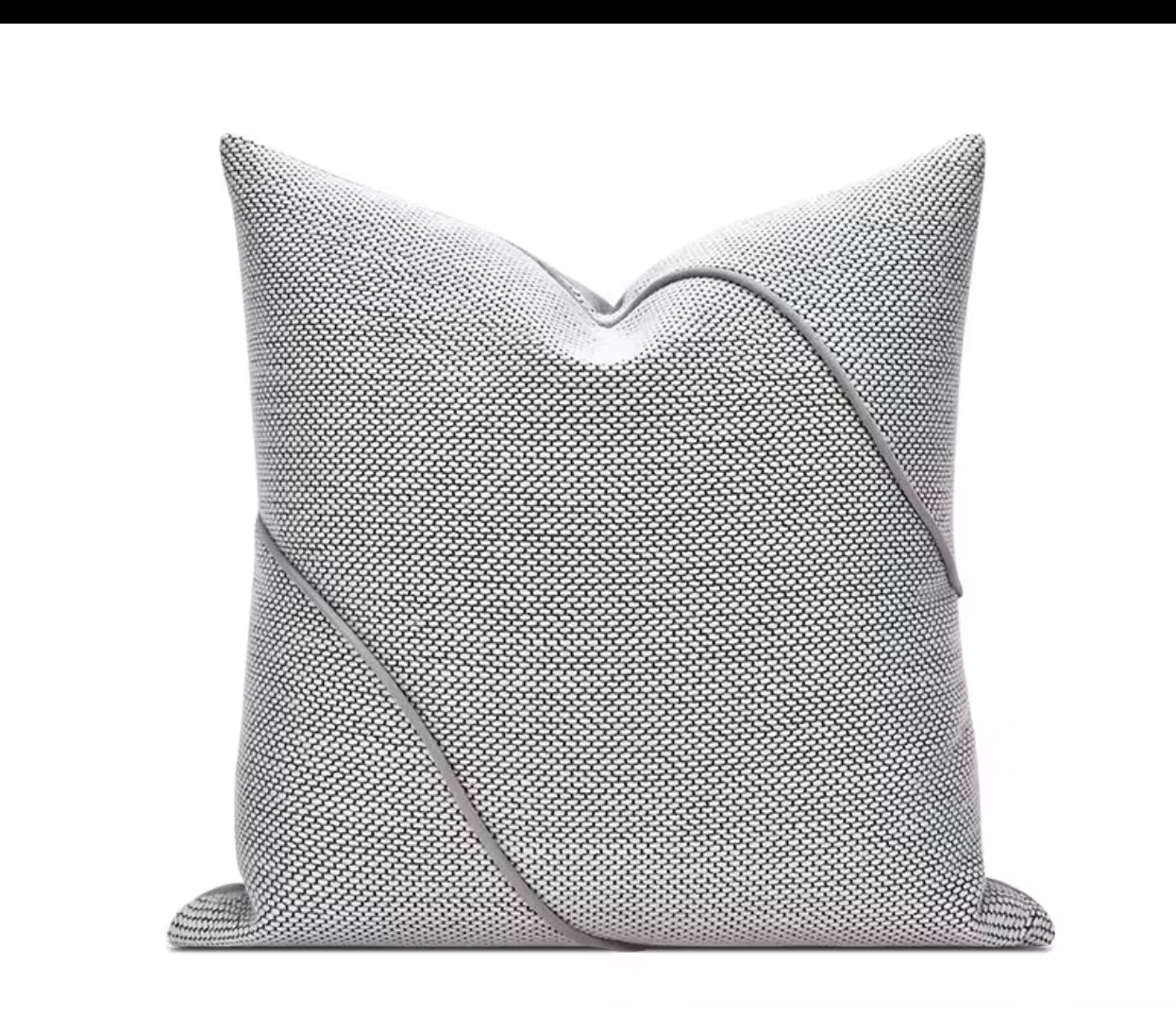 Silver Wave Pillow