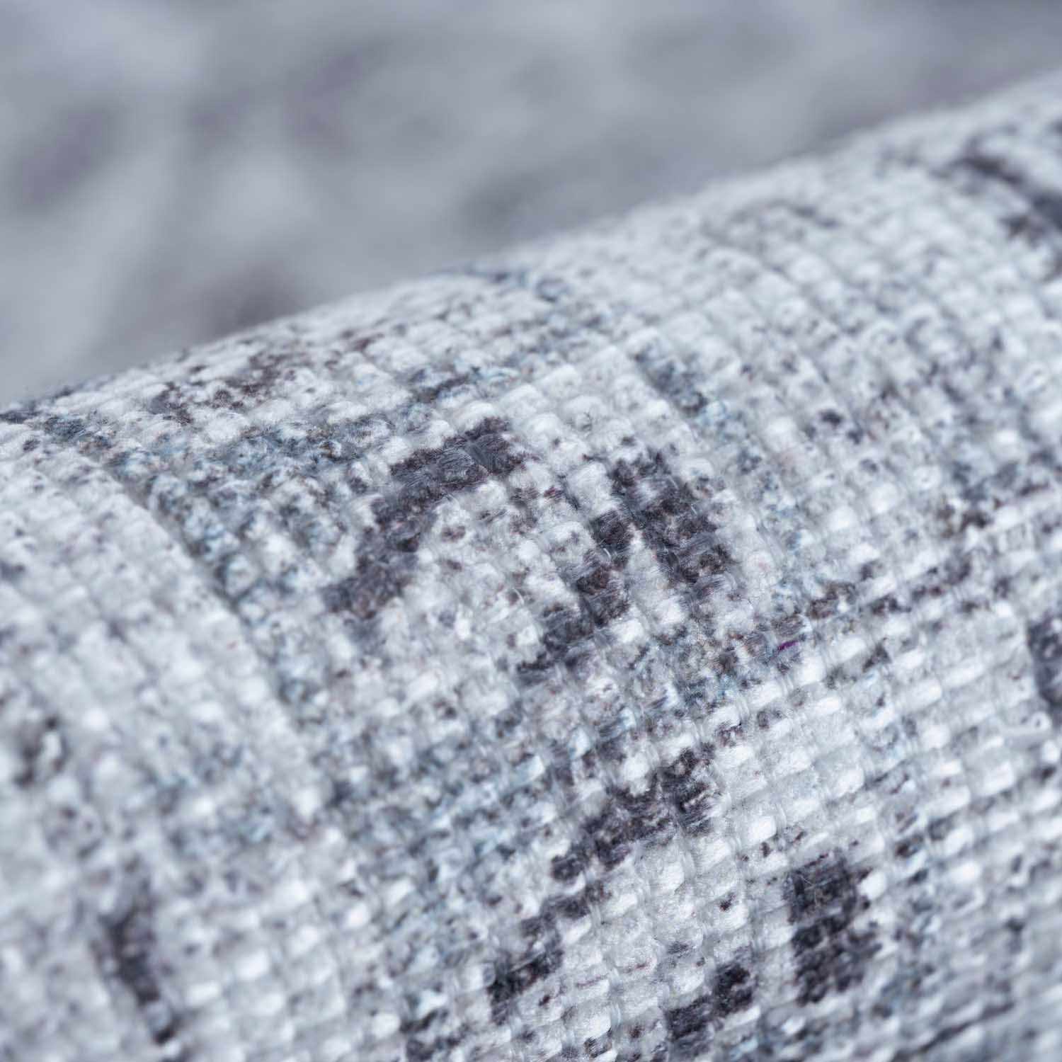 Barny Gray Denim Washable Rug