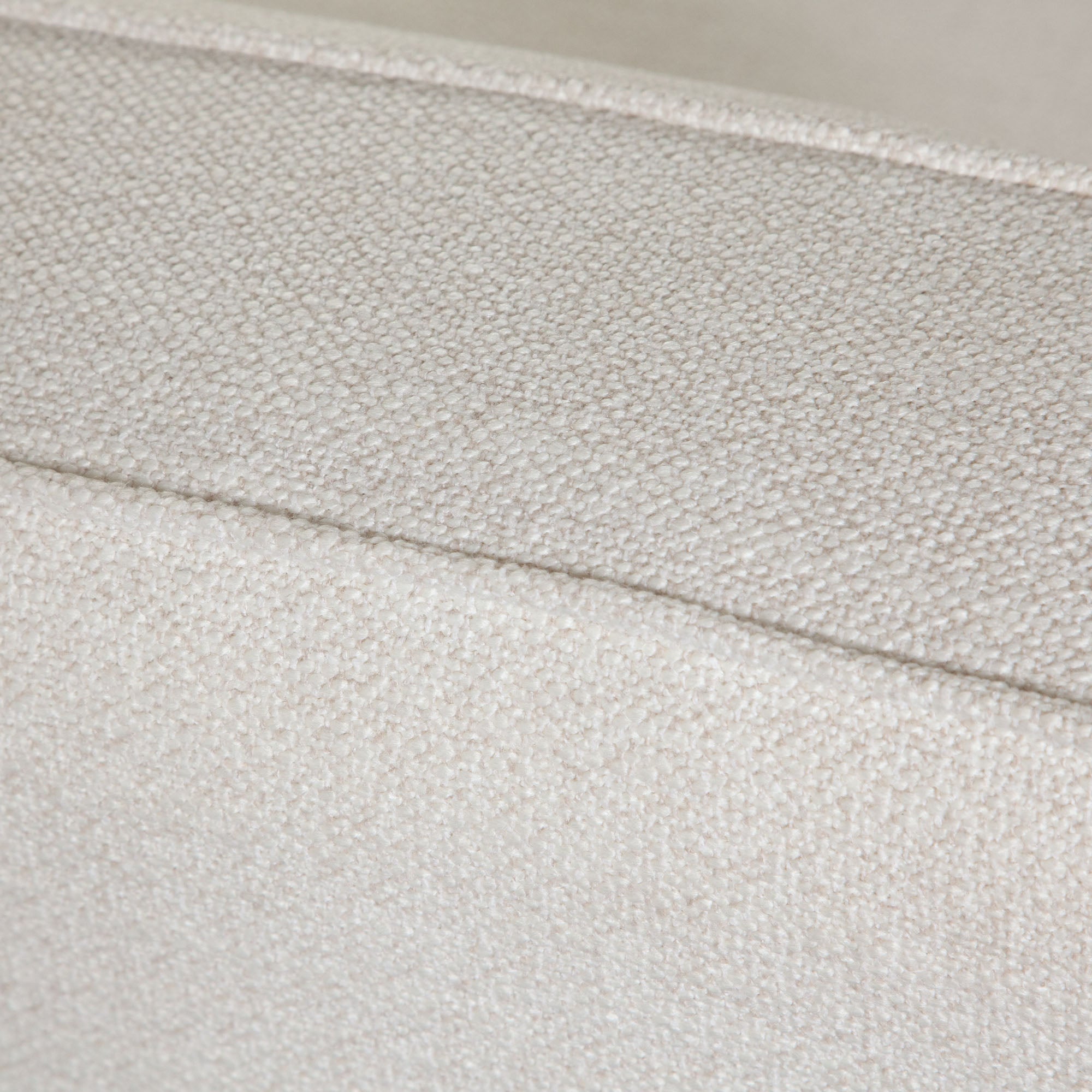 Aspen Armless Chair in Cream Polyester Fabric with Wood Trim by Diamond Sofa