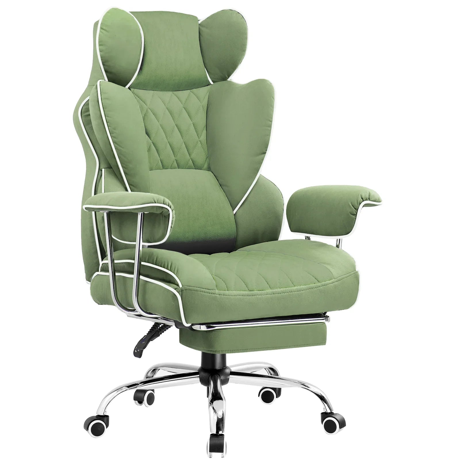 Big and Tall Gaming Chair Pocket Spring Lumbar Support Ergonomic Office Chair