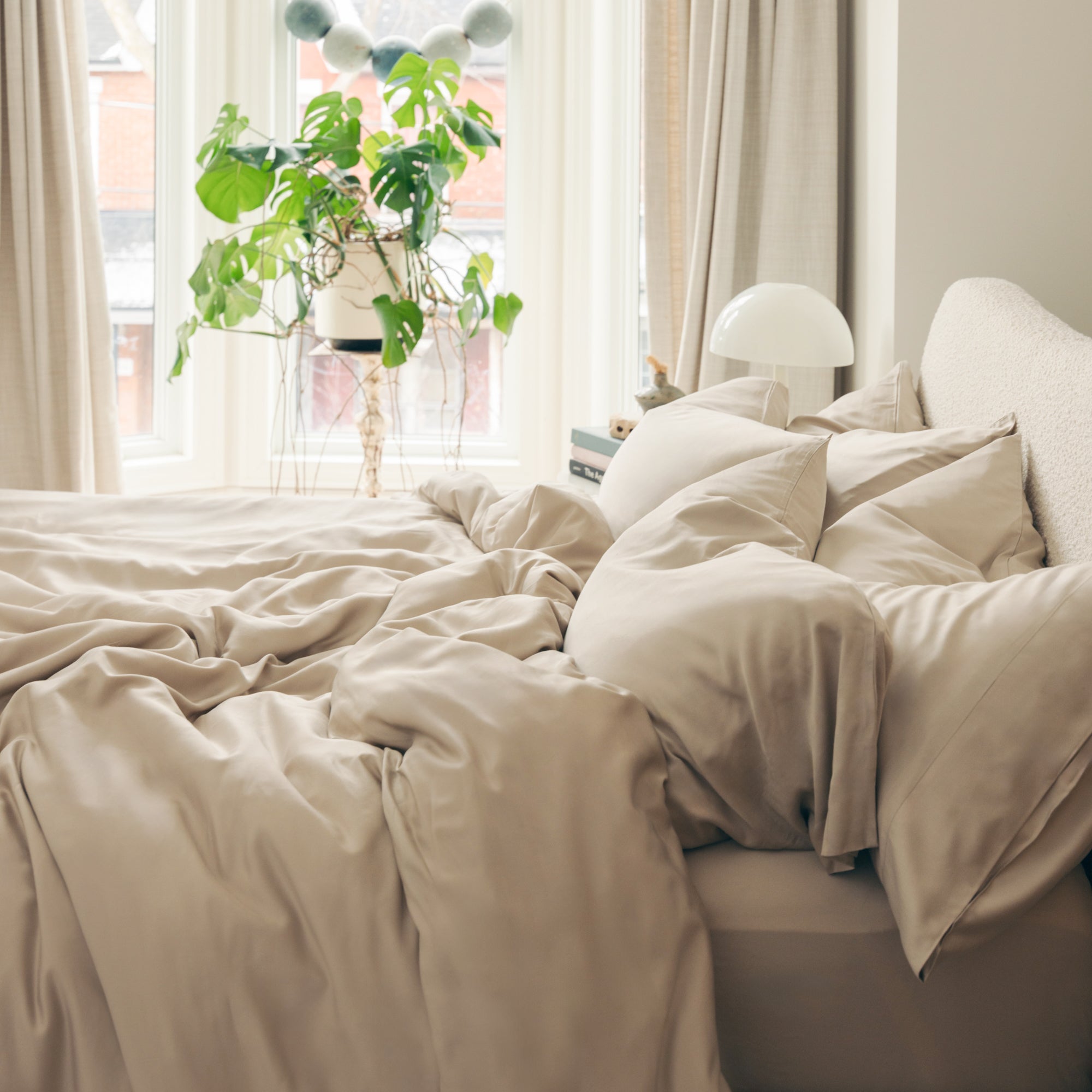 Organic Bamboo Sateen Duvet Cover Set