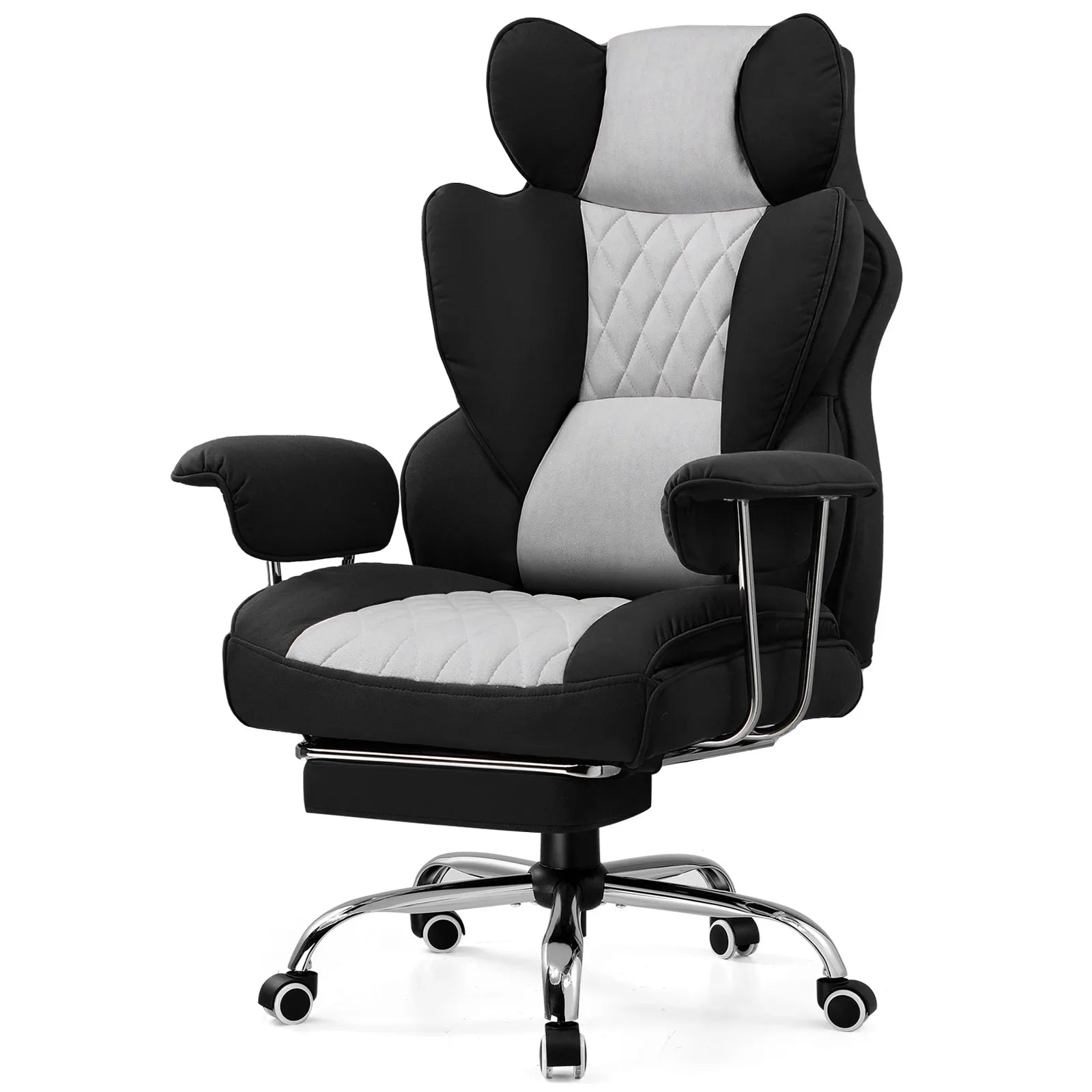 Big and Tall Gaming Chair Pocket Spring Lumbar Support Ergonomic Office Chair