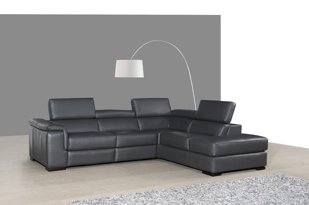 Agata Premium Leather Sectional J&M