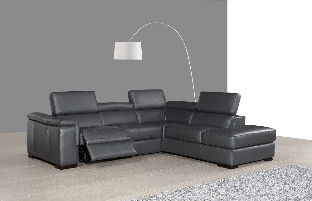 Agata Premium Leather Sectional J&M
