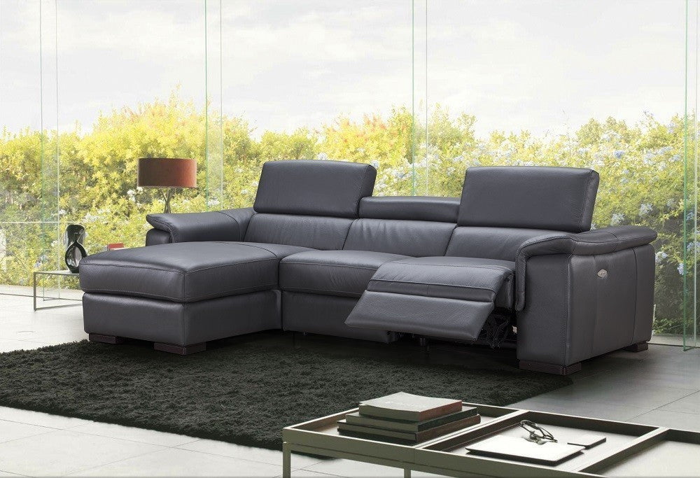 Allegra Premium Leather Sectional J&M
