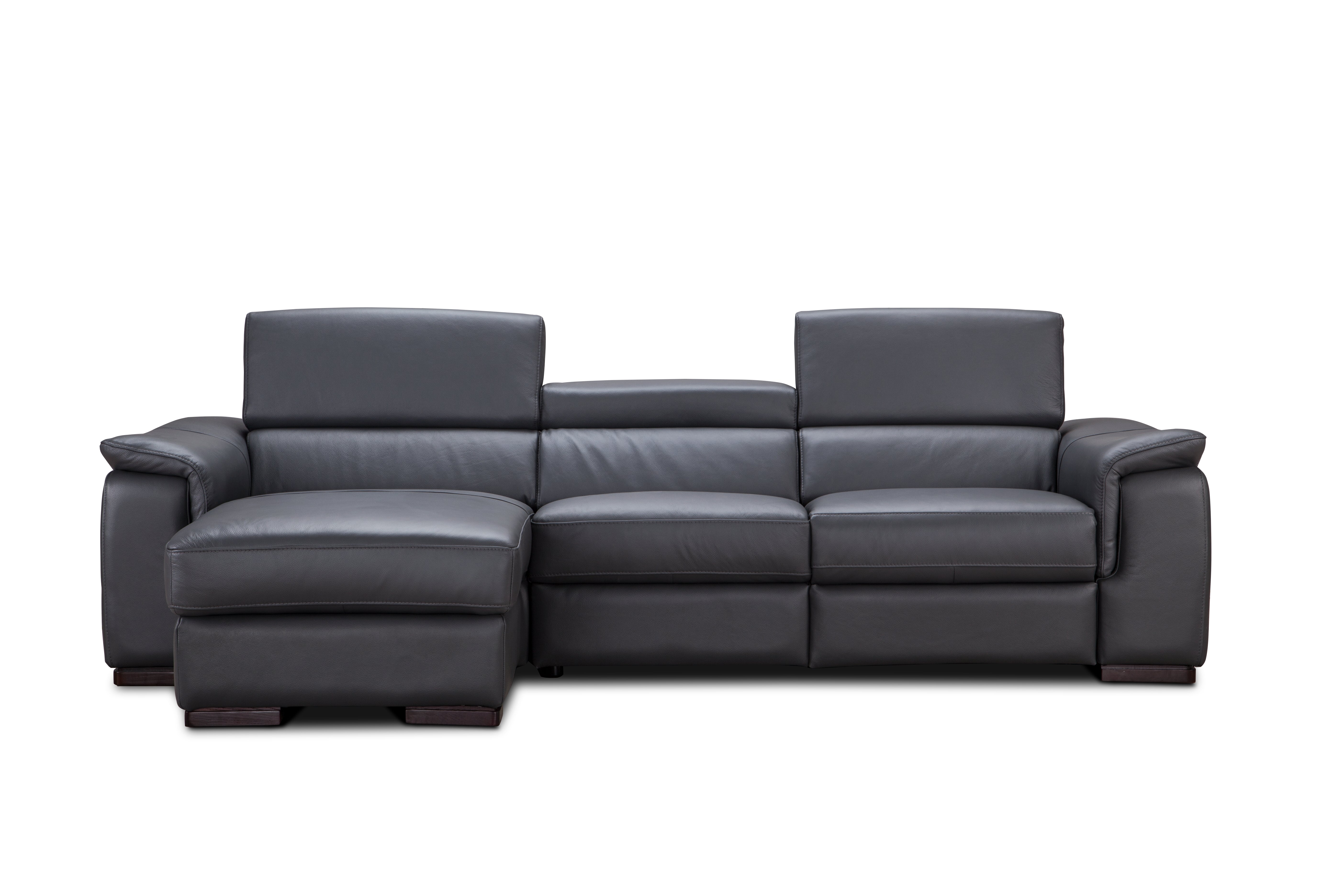 Allegra Premium Leather Sectional J&M