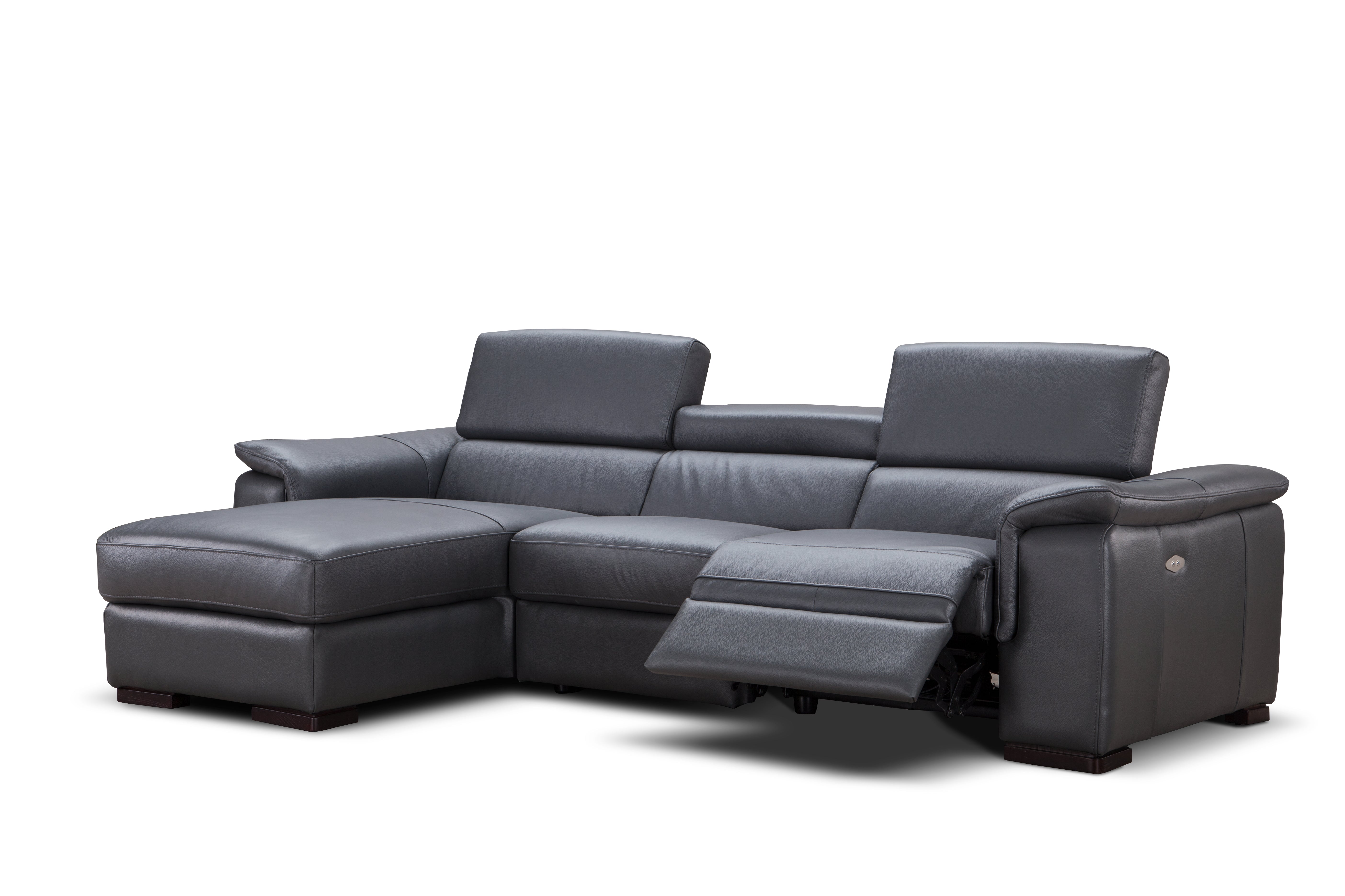Allegra Premium Leather Sectional J&M