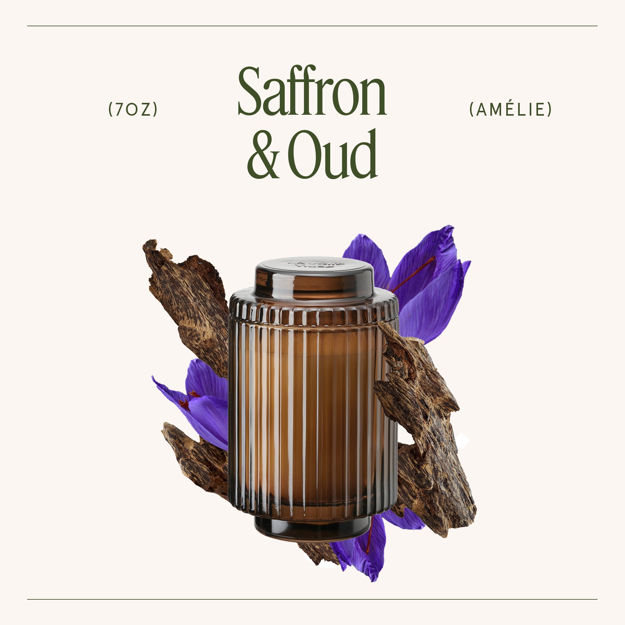 Amélie – Saffron & Oud Candle