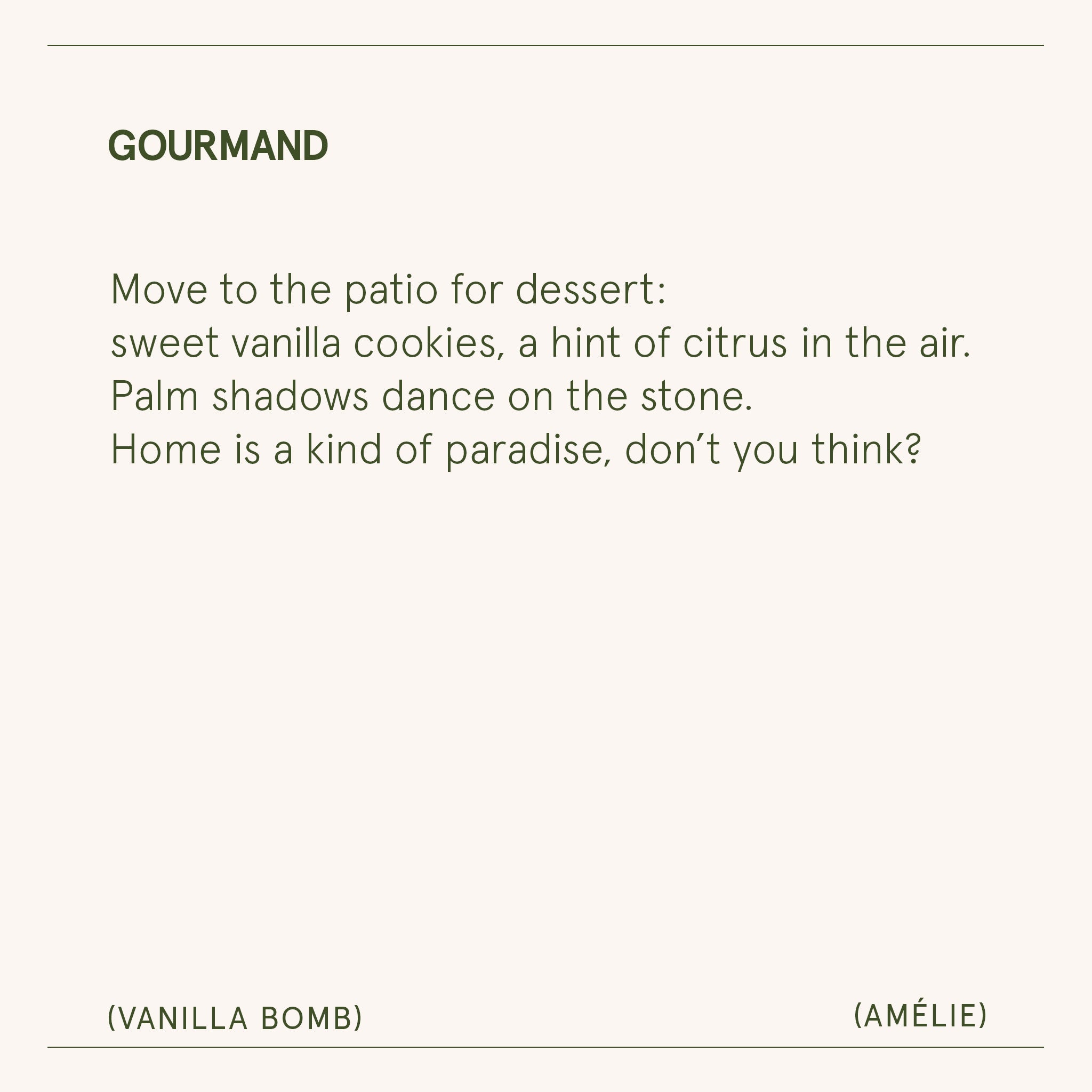 Amélie – Vanilla Bomb Candle