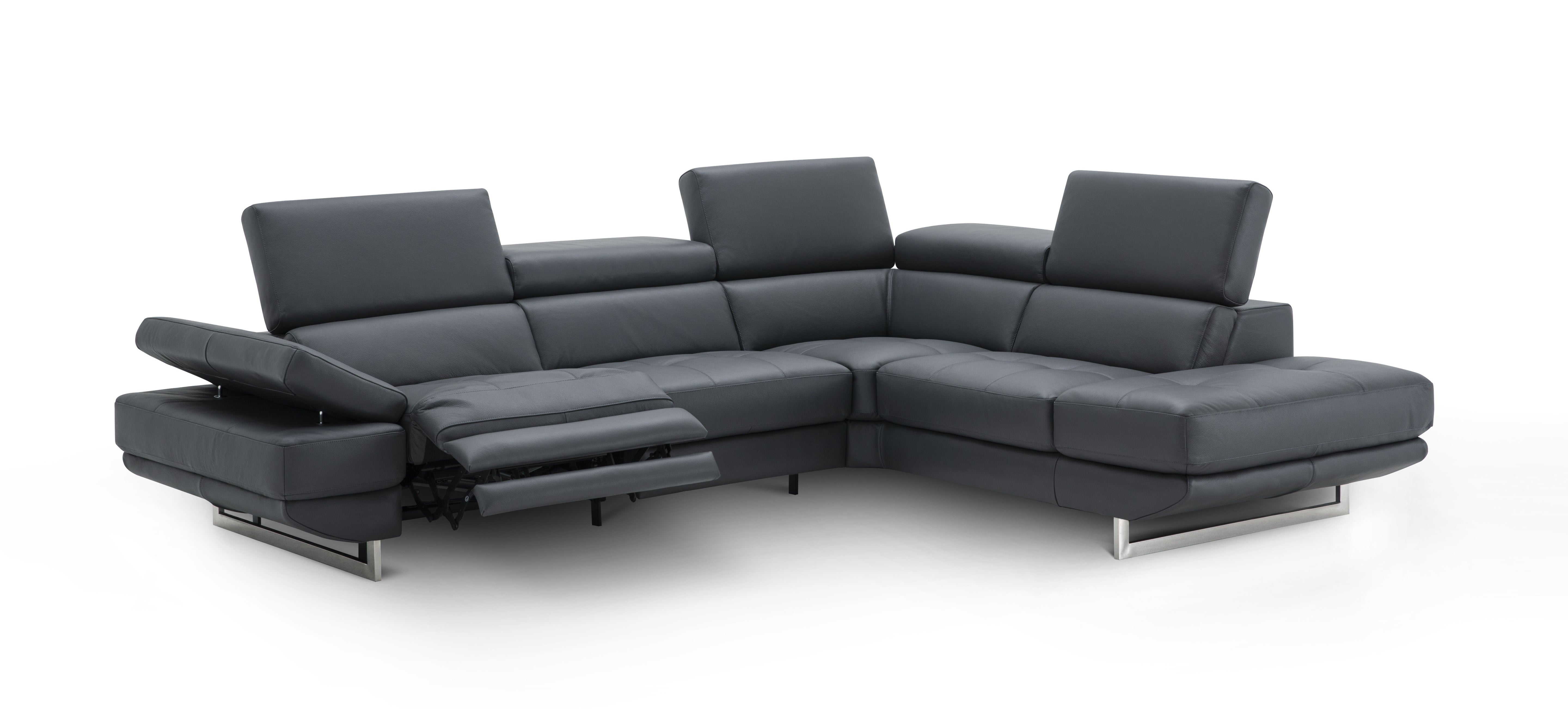 Annalaise Recliner Leather Sectional J&M