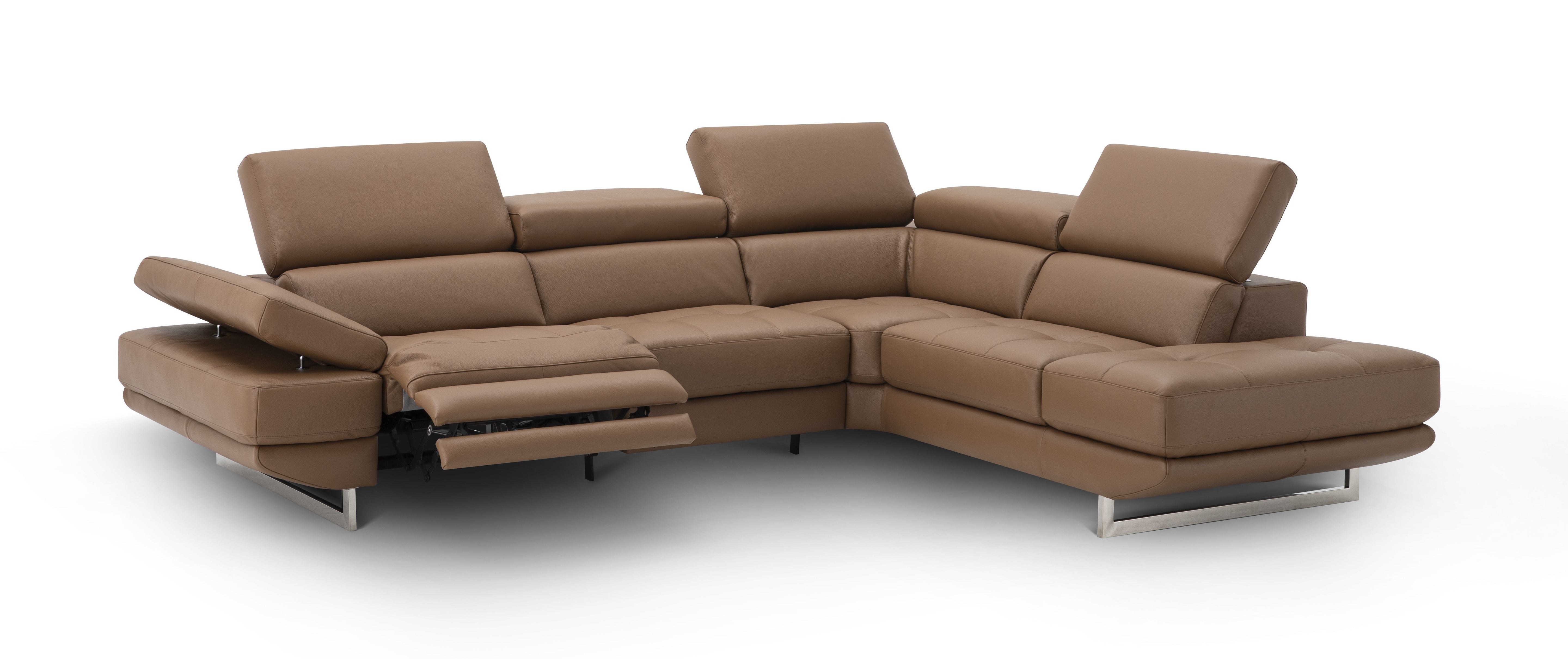 Annalaise Recliner Leather Sectional J&M