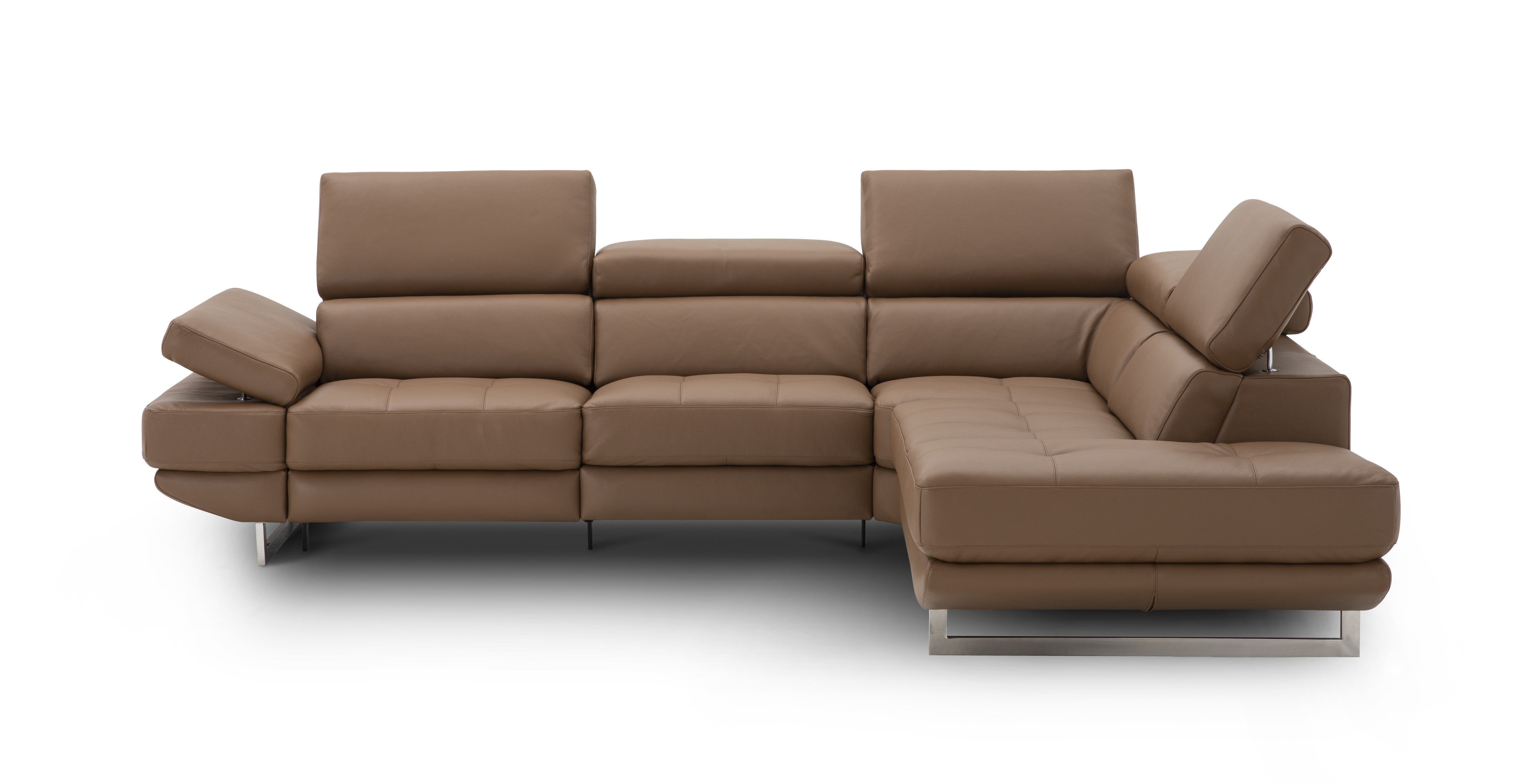 Annalaise Recliner Leather Sectional J&M