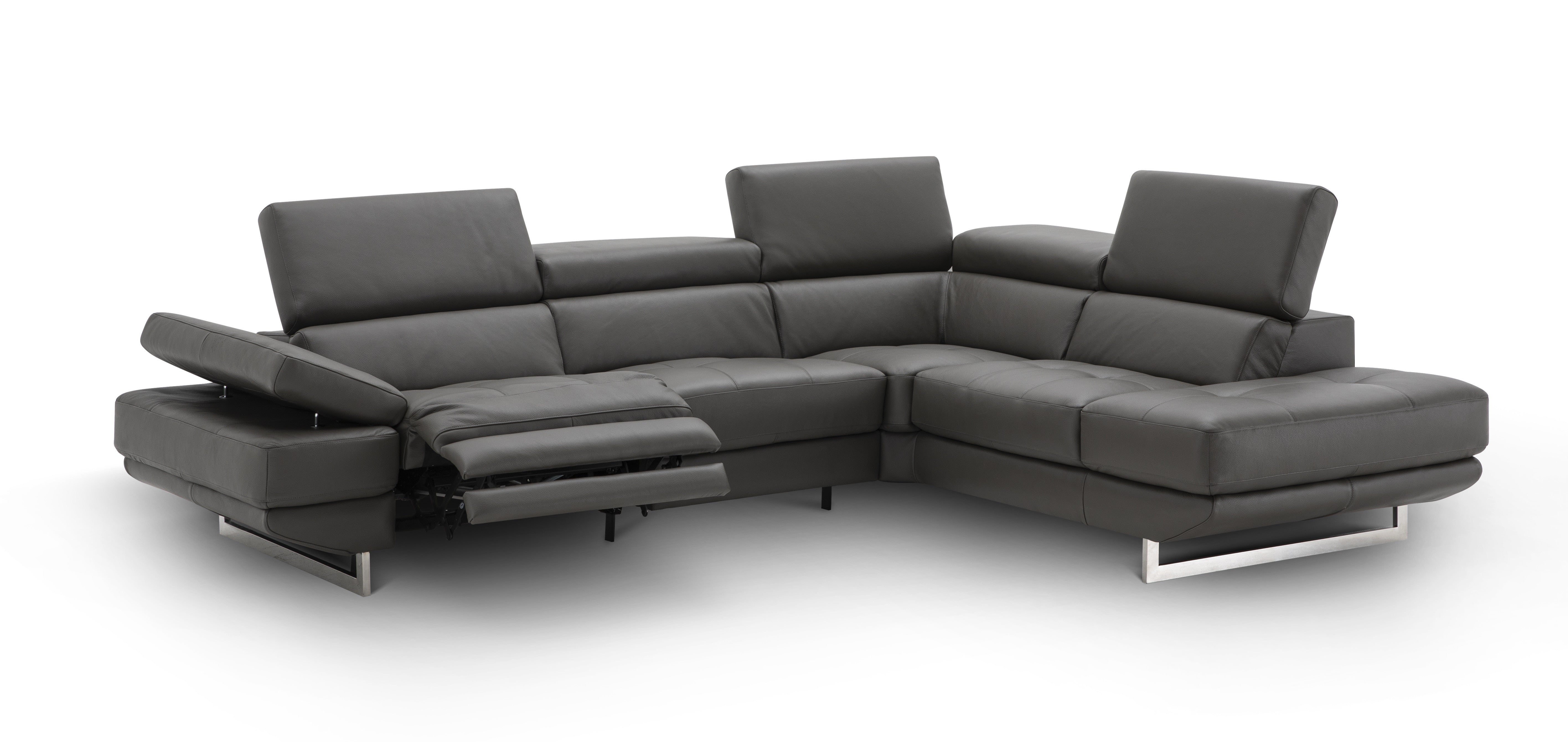 Annalaise Recliner Leather Sectional J&M