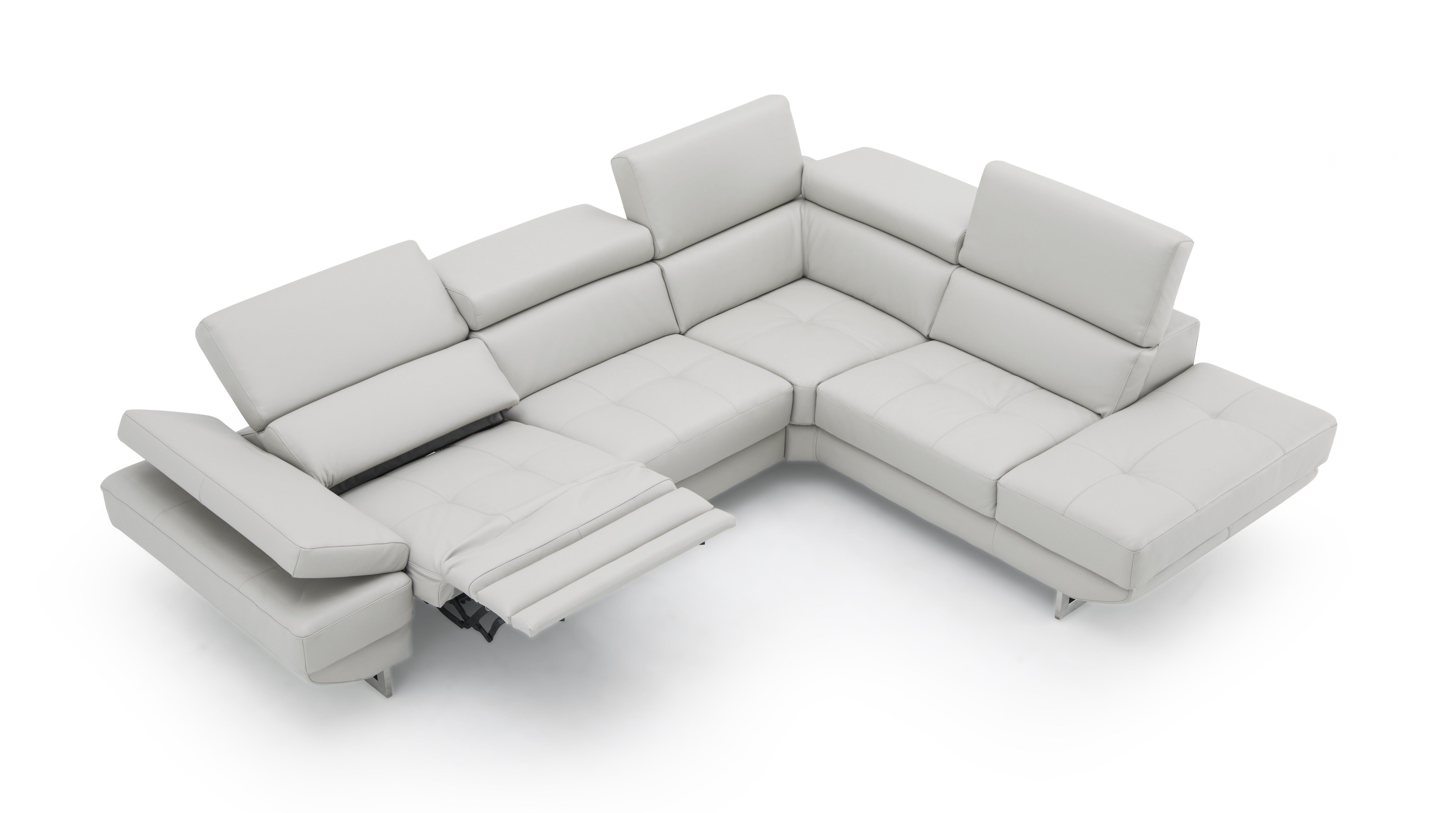 Annalaise Recliner Leather Sectional J&M