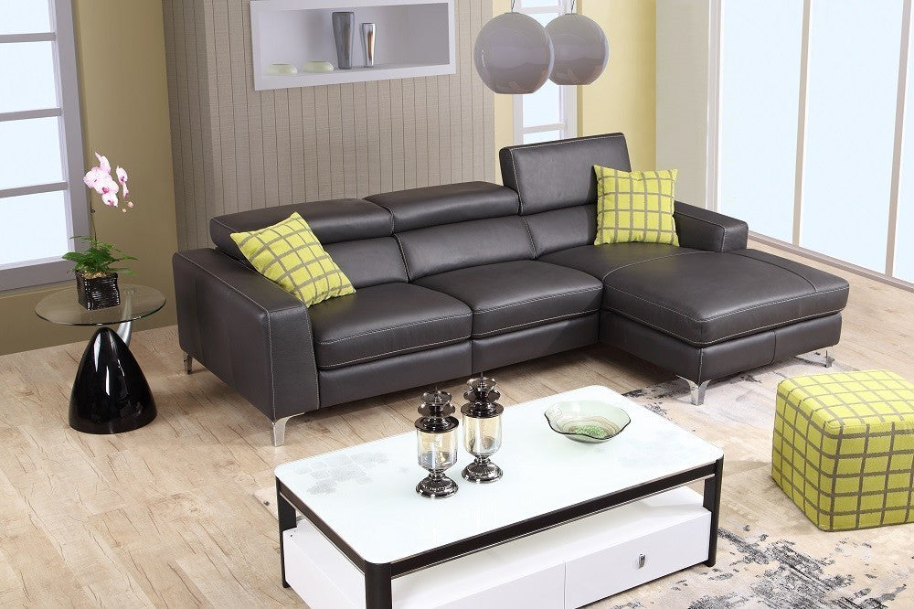 Ariana Premium Leather Sectional J&M