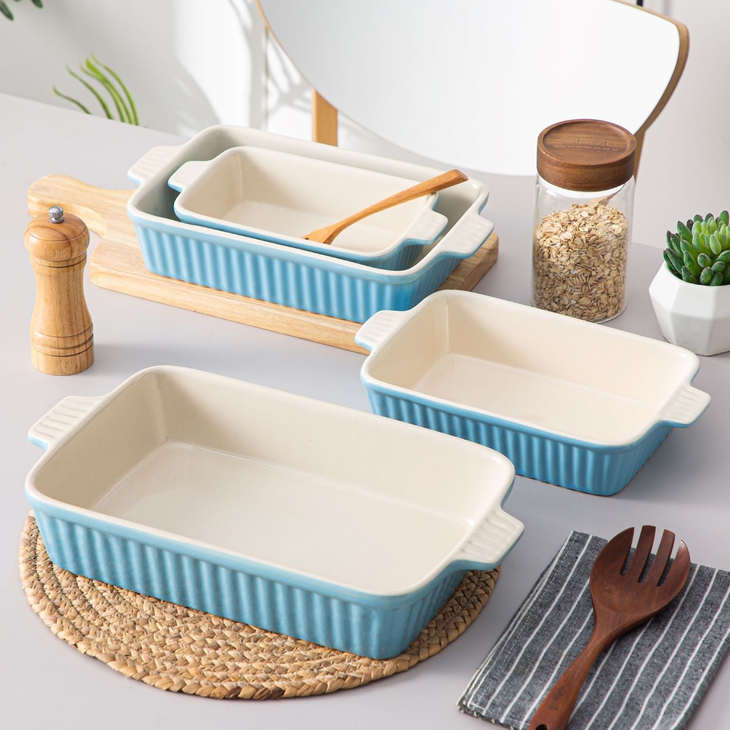 Blue Bakeware Set of 4