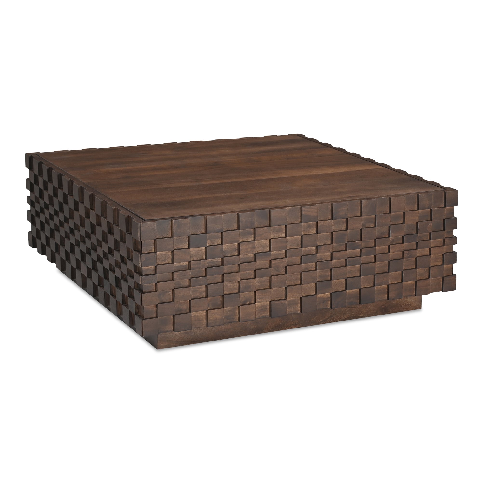 Easton Storage Coffee Table Brown - Moes Home