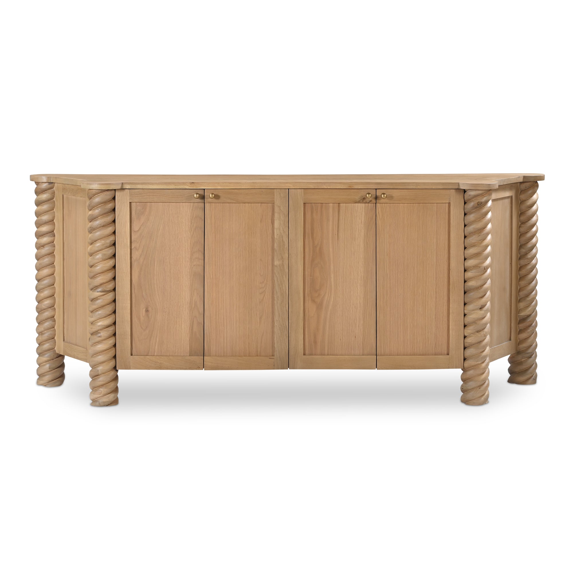 Treccia Sideboard Oak - Moes Home
