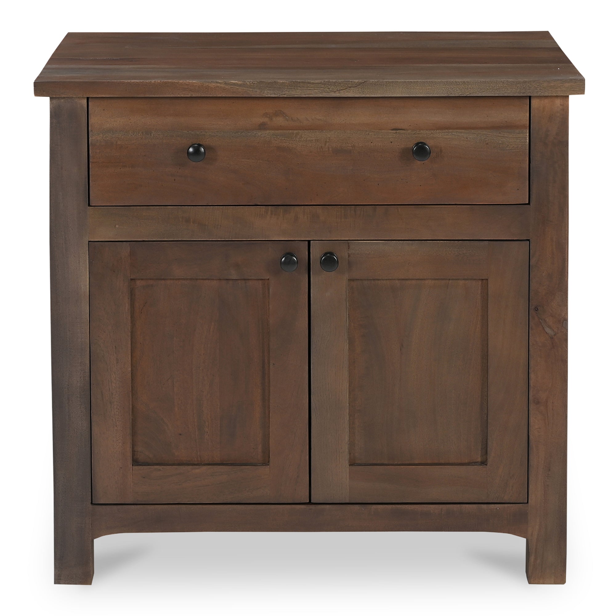 Gene Charging Nightstand Dark Brown
