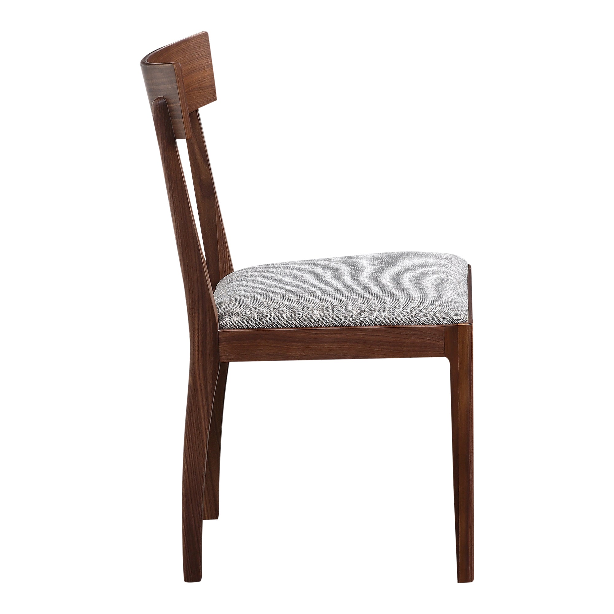Leone Dining Chair Walnut Brown - Set Of Two - Moes Home
