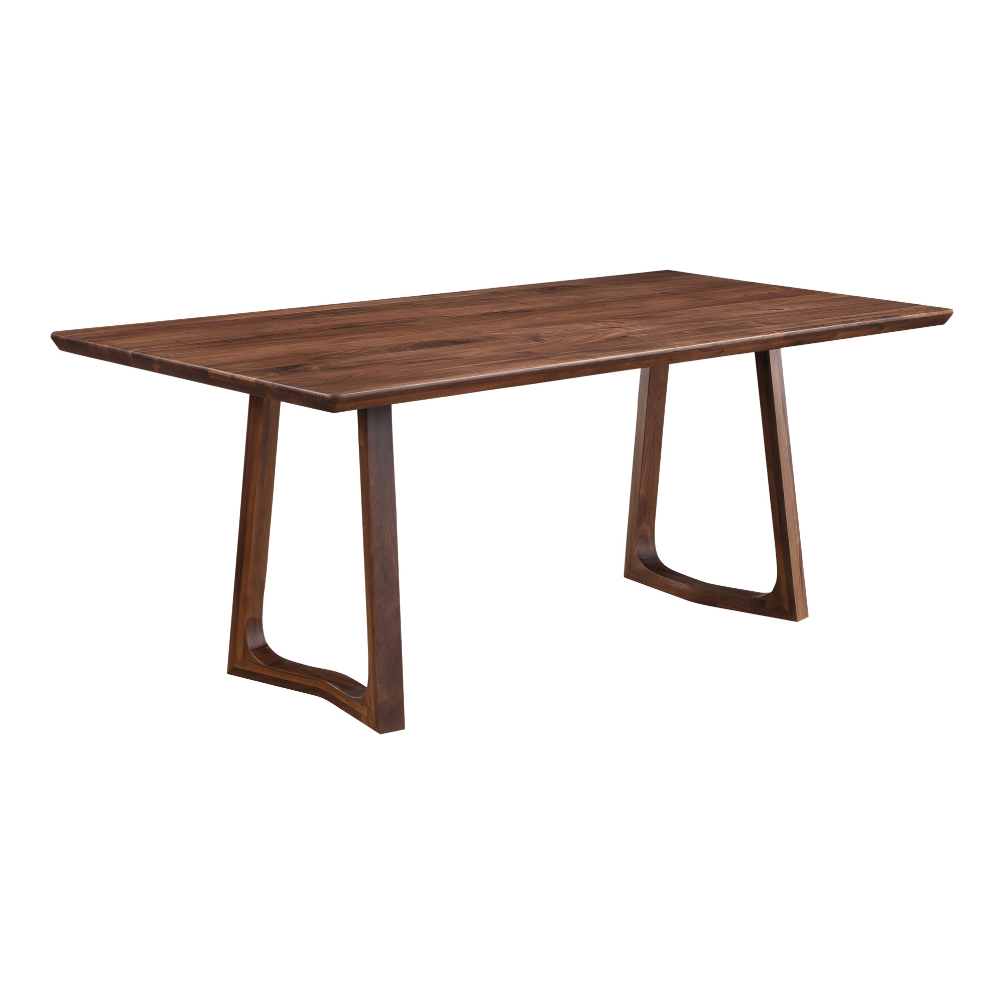 Silas Dining Table Walnut Brown - Moes Home