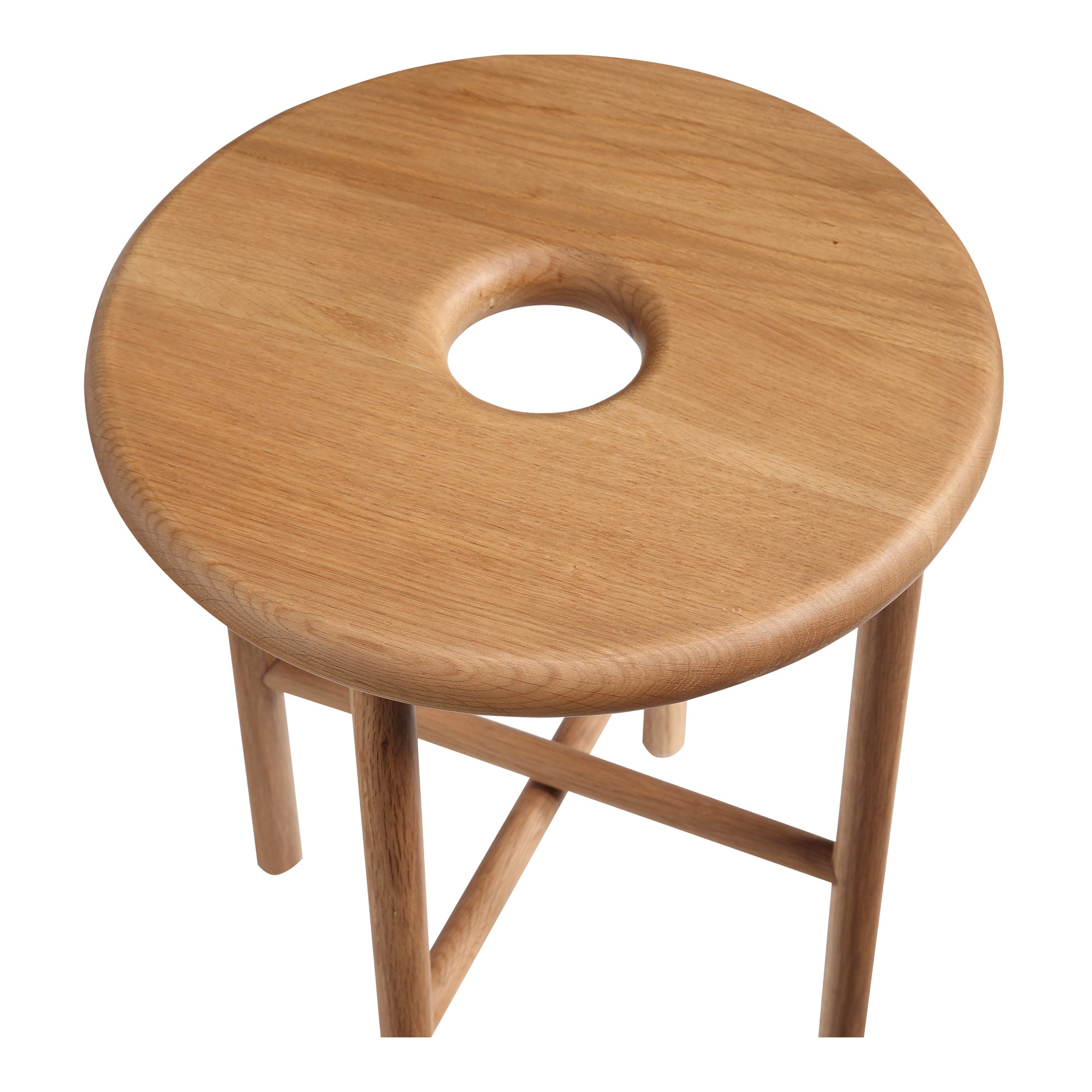 Namba Stool Natural Oak - Moes Home