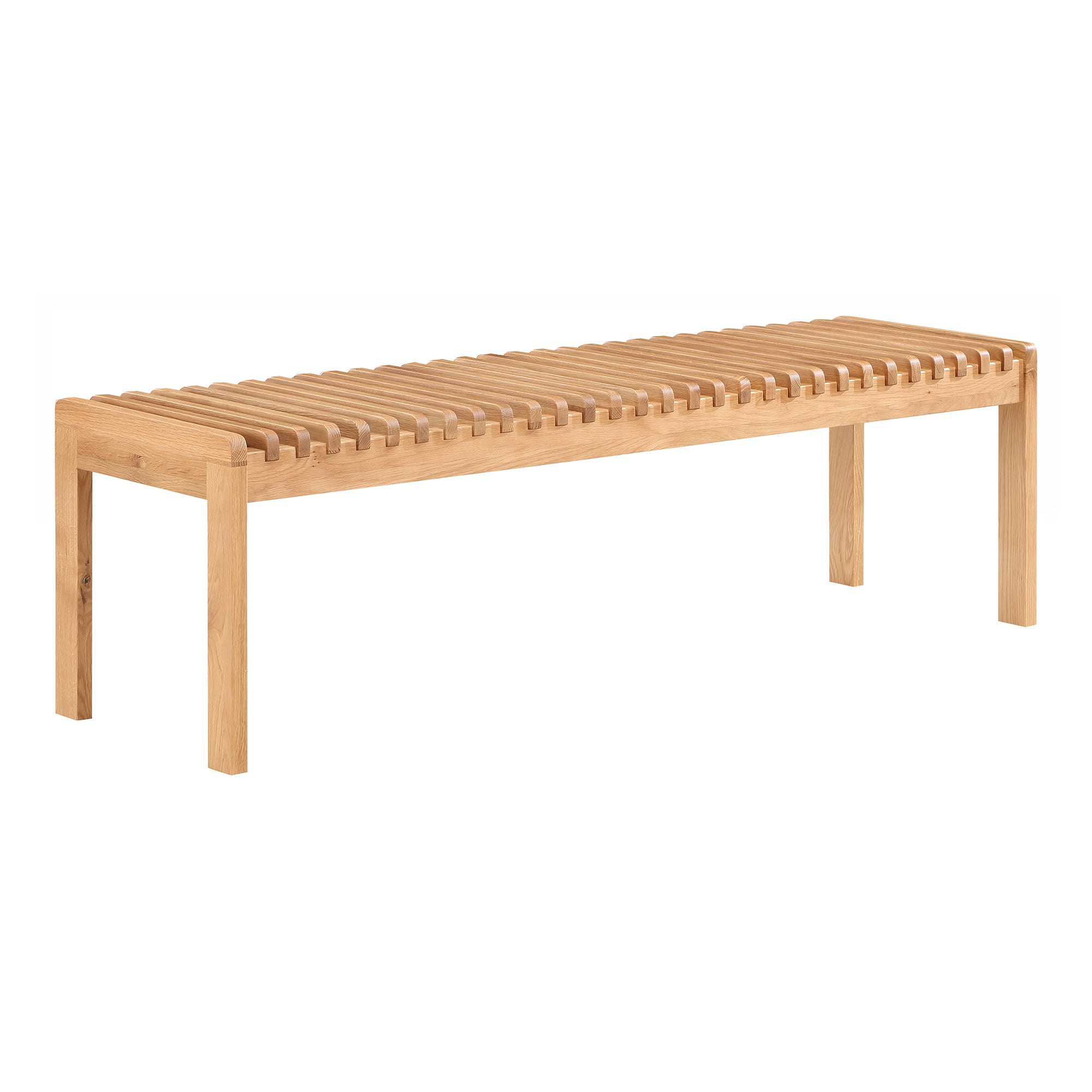Rohe Bench Natural Oak - Moes Home