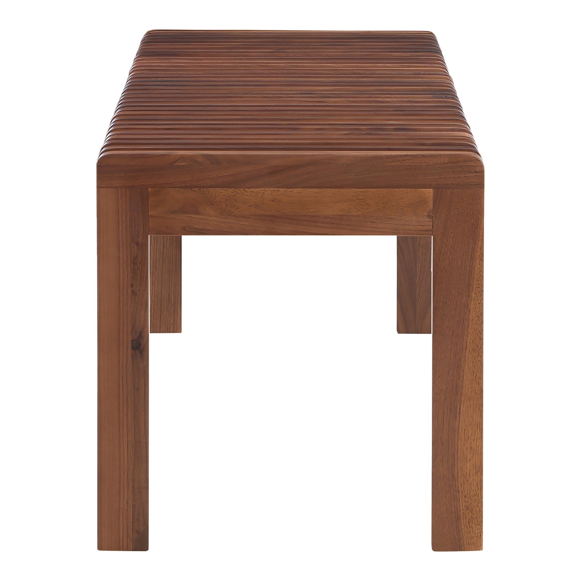 Rohe Bench Walnut Brown - Moes Home