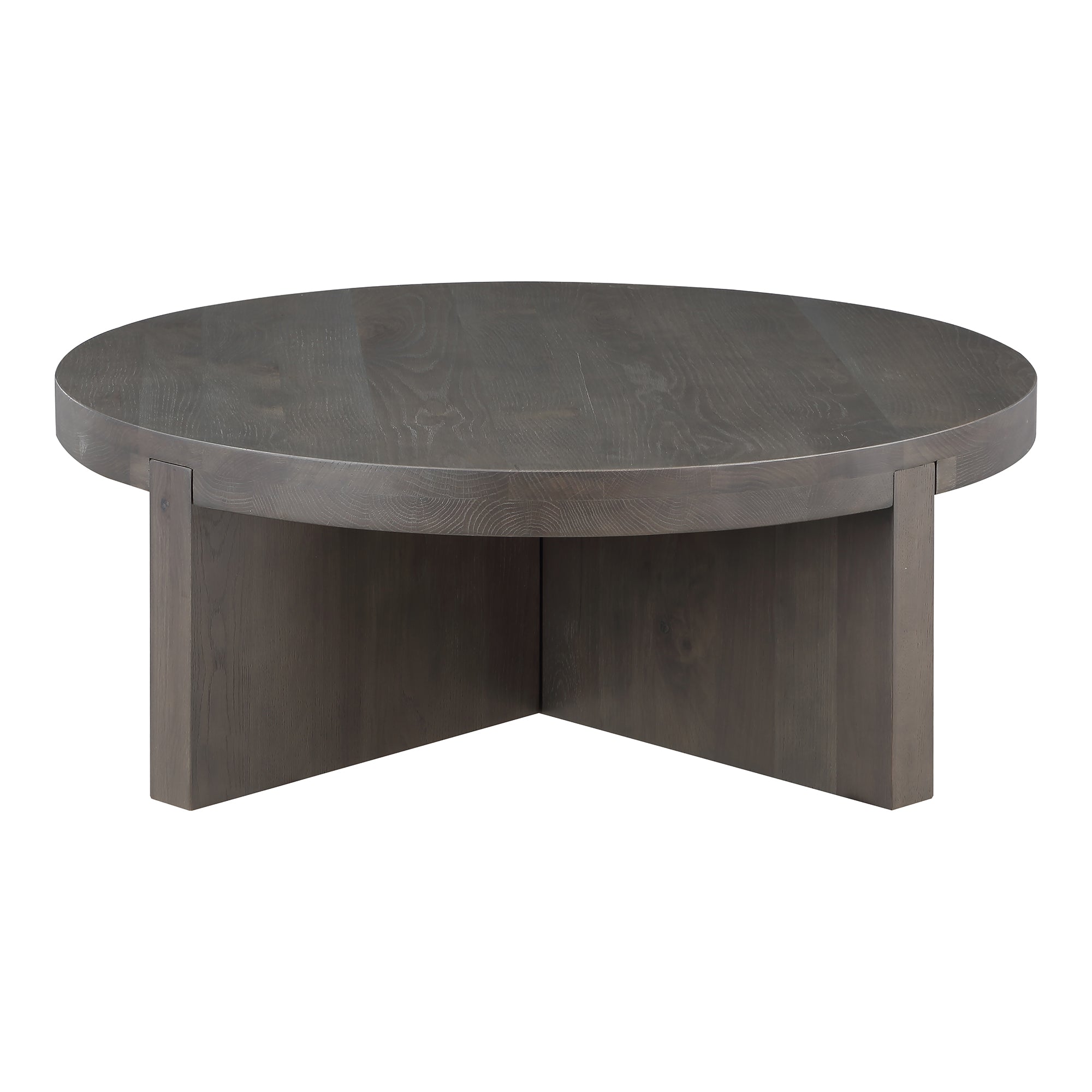 Folke Round Coffee Table Natural Oak