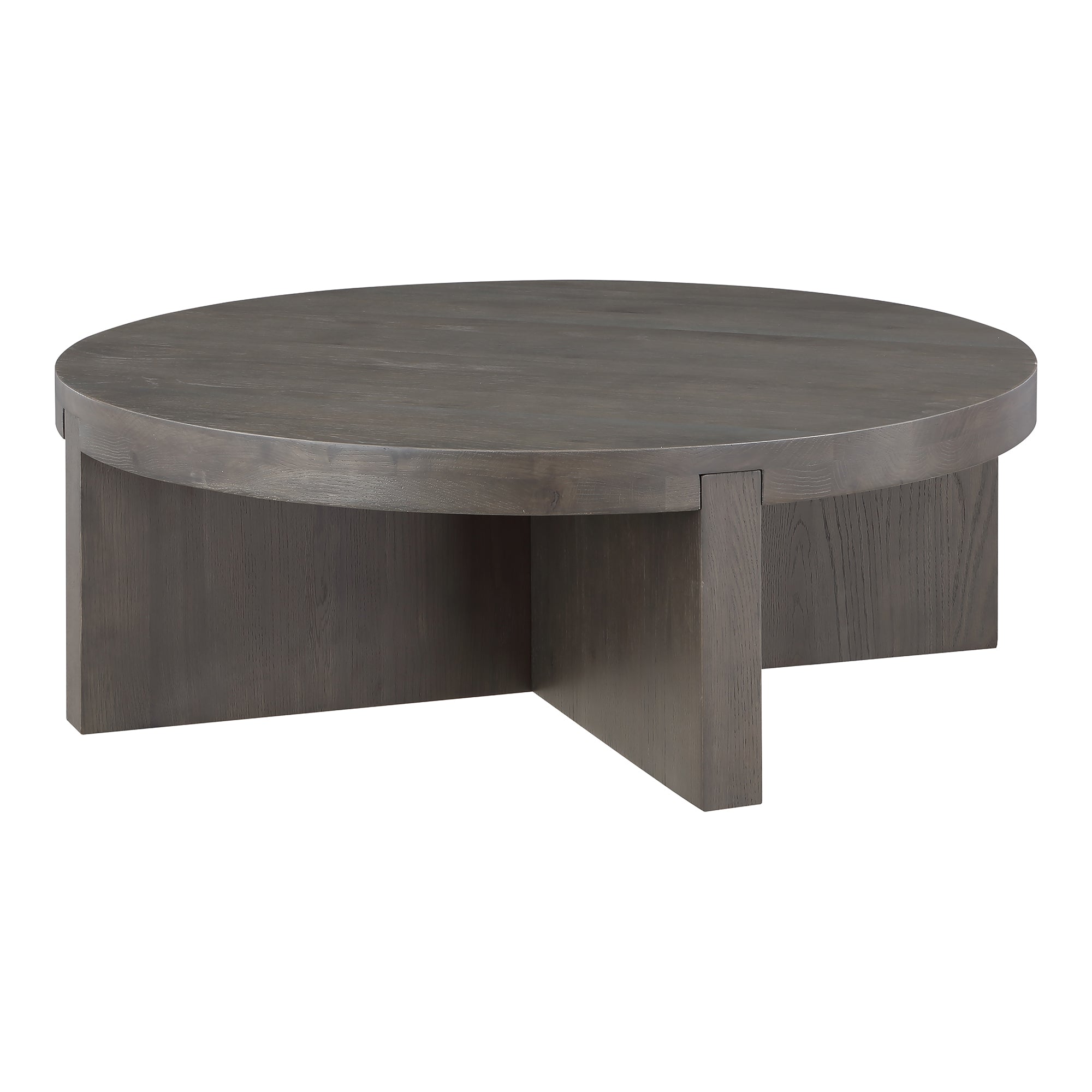 Folke Round Coffee Table Natural Oak