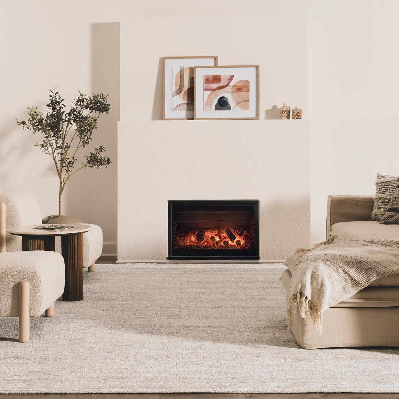 Orcas Hand Tufted Wool-Blend Rug - Slate