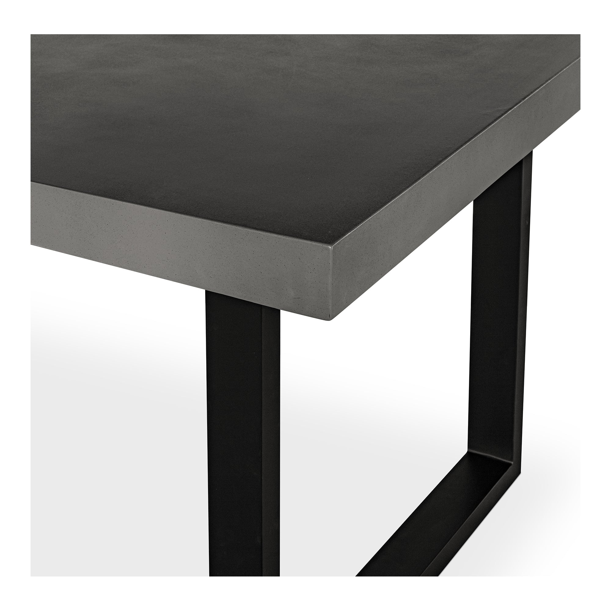 Jedrik Small Outdoor Dining Table Dark Grey - Moes Home