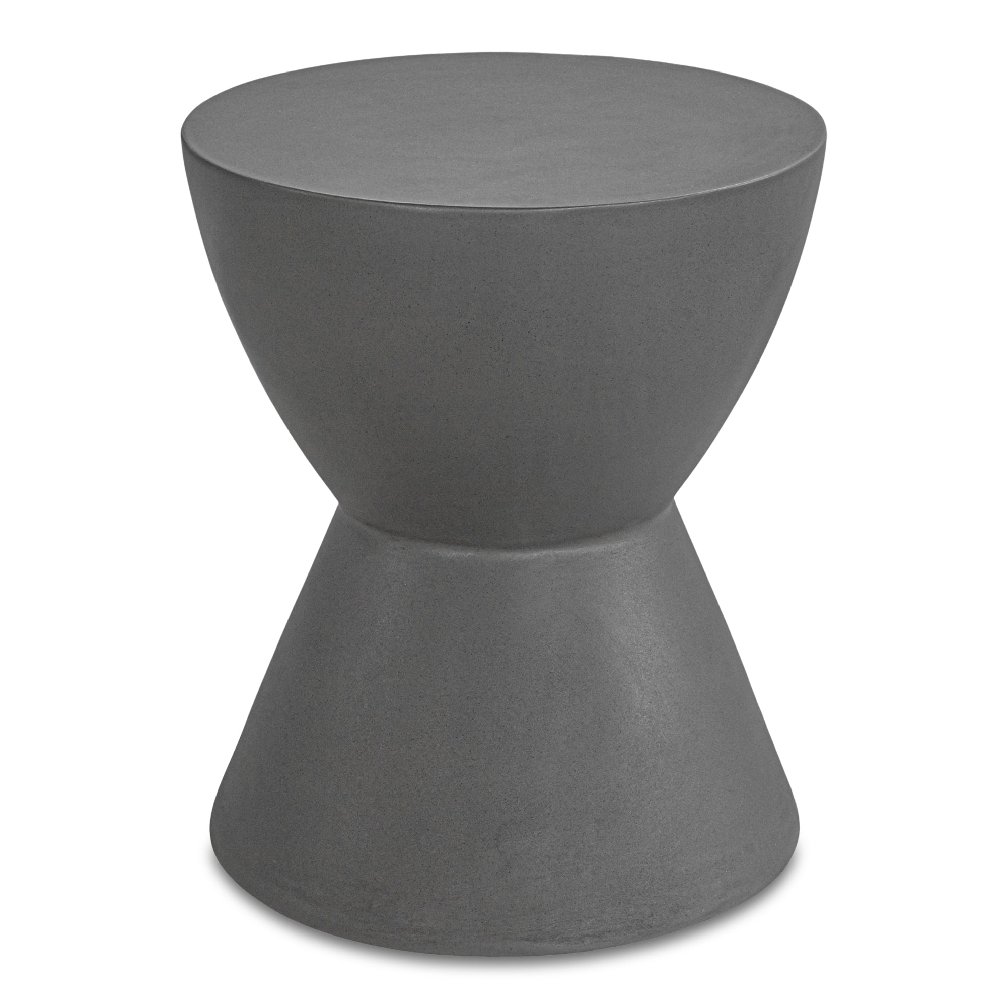 Hourglass Outdoor Stool Black