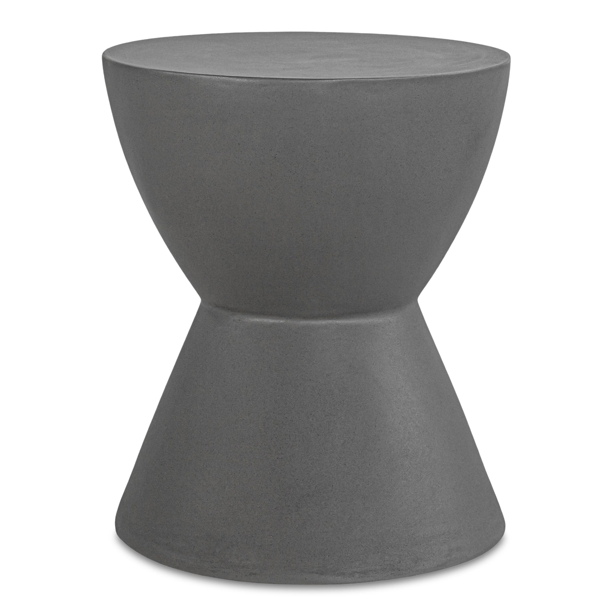 Hourglass Outdoor Stool Black