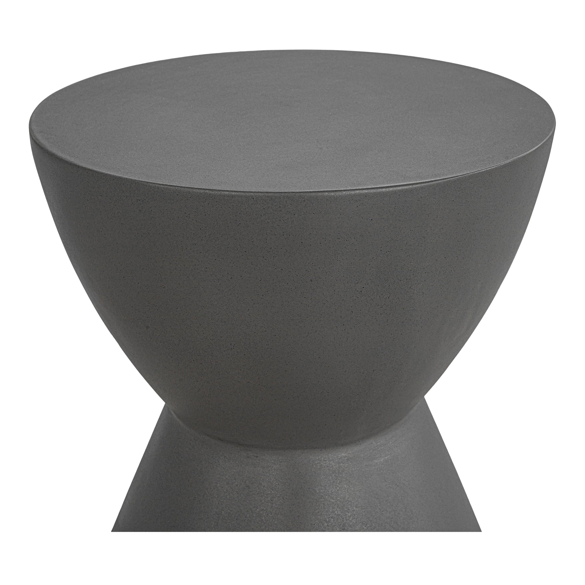 Hourglass Outdoor Stool Black