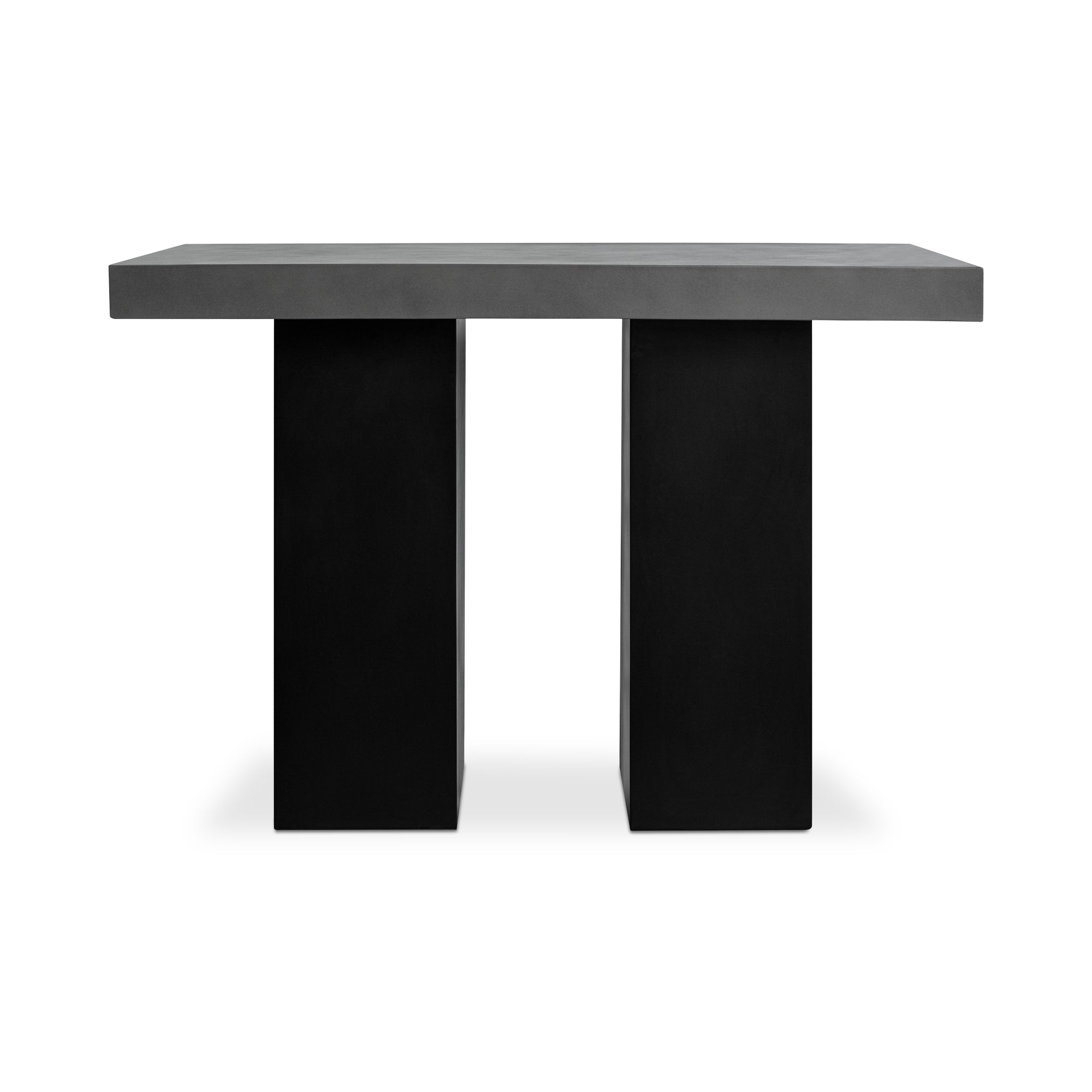 Lithic Outdoor Bar Table Grey - Moes Home
