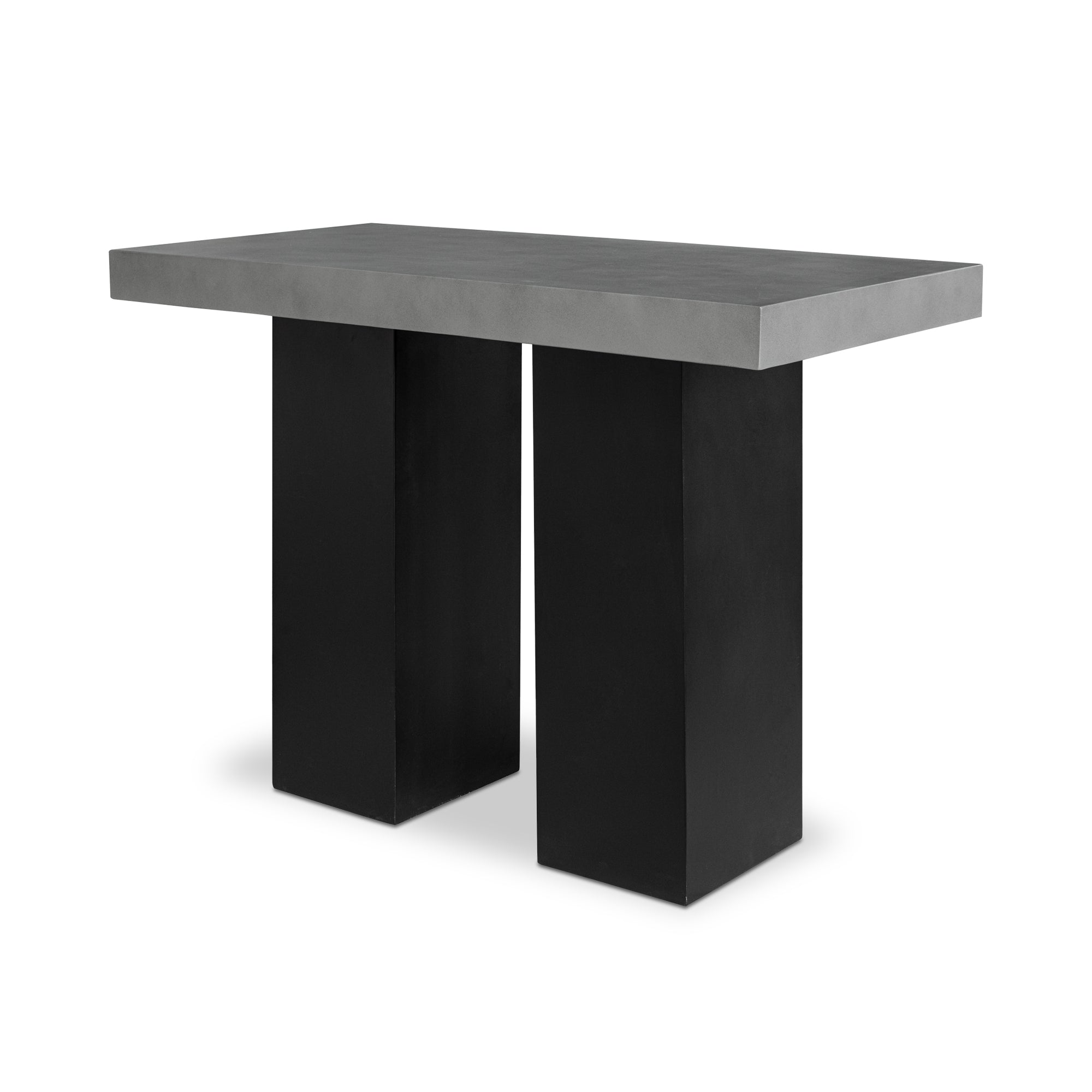 Lithic Outdoor Bar Table Grey - Moes Home