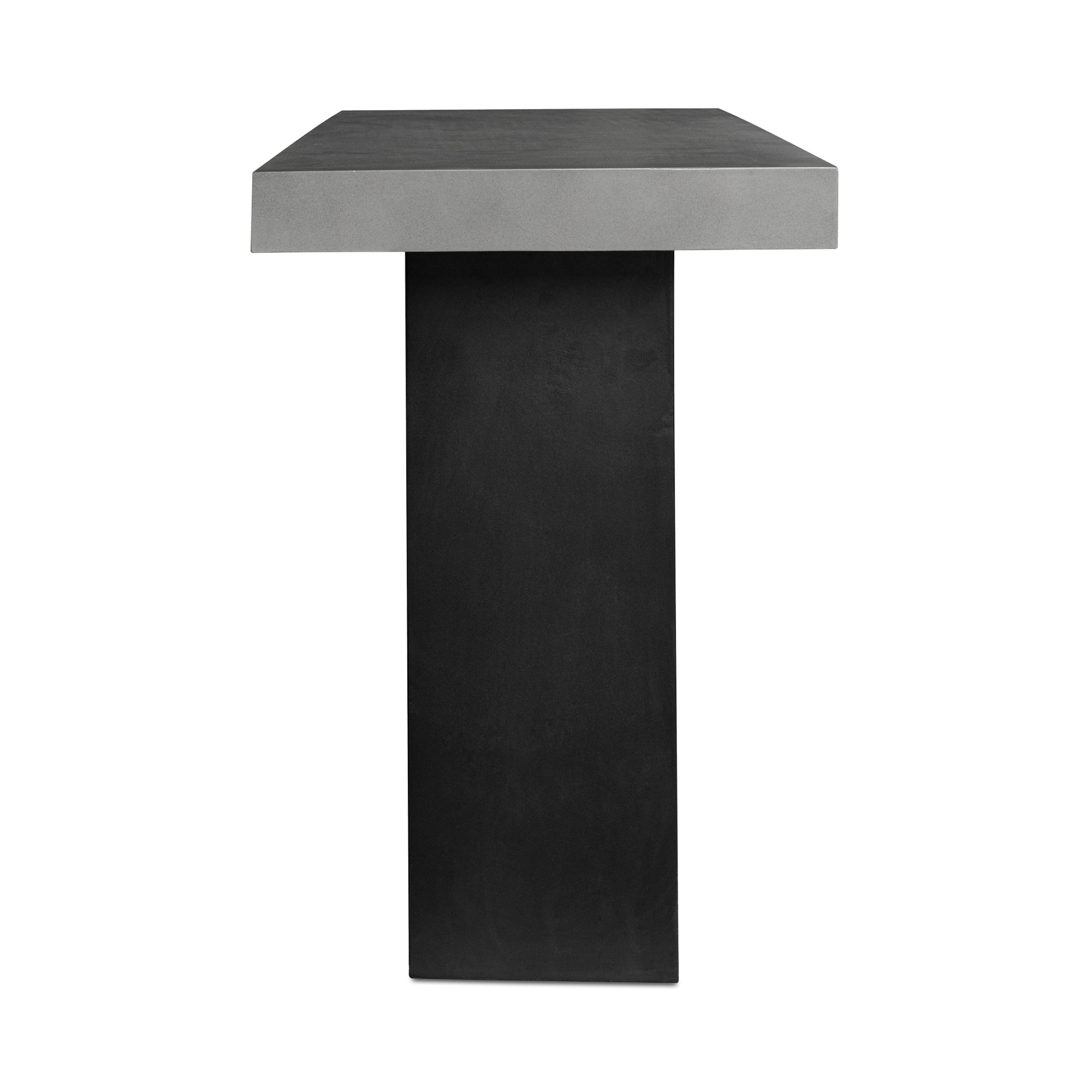 Lithic Outdoor Bar Table Grey - Moes Home