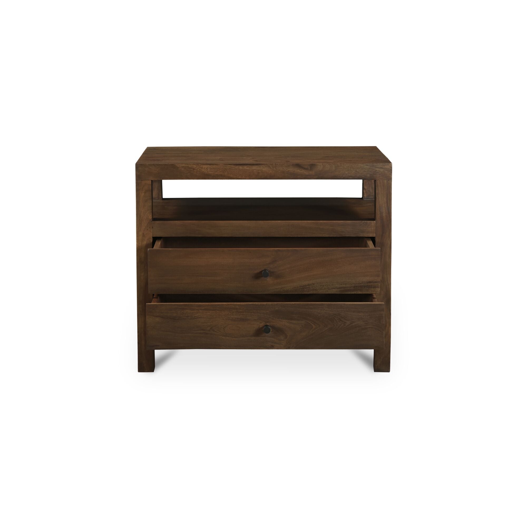 Windsor Nightstand Dark Brown - Moes Home