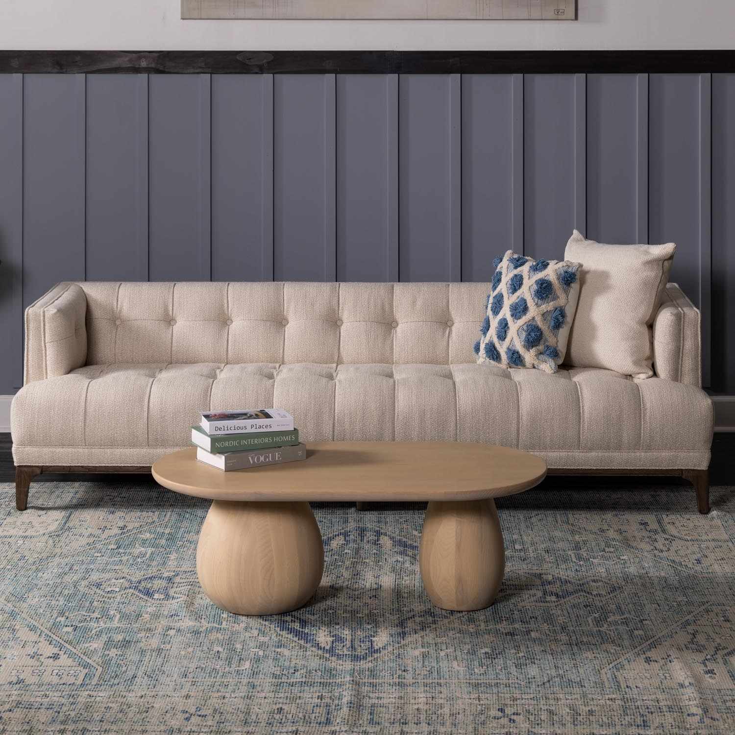 Byers Handmade Cotton-blend Aqua Rug