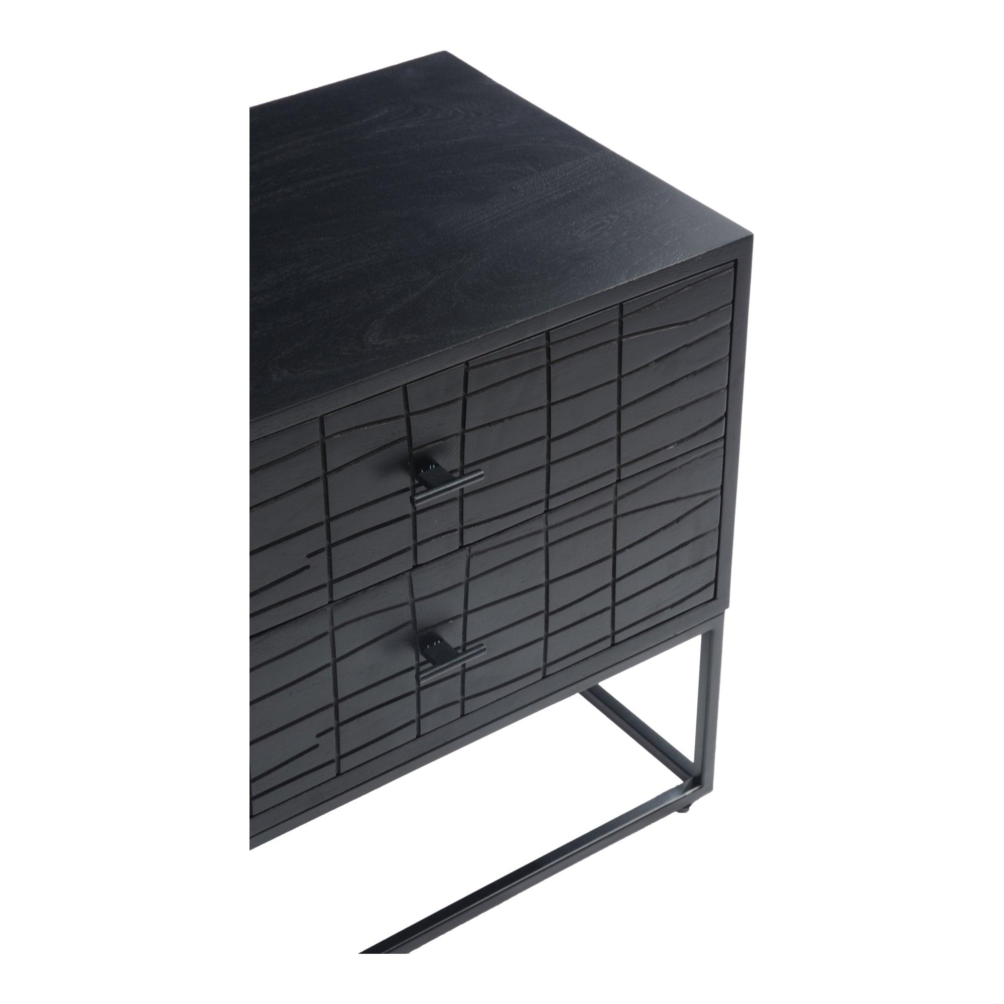 Atelier Nighstand Black - Moes Home