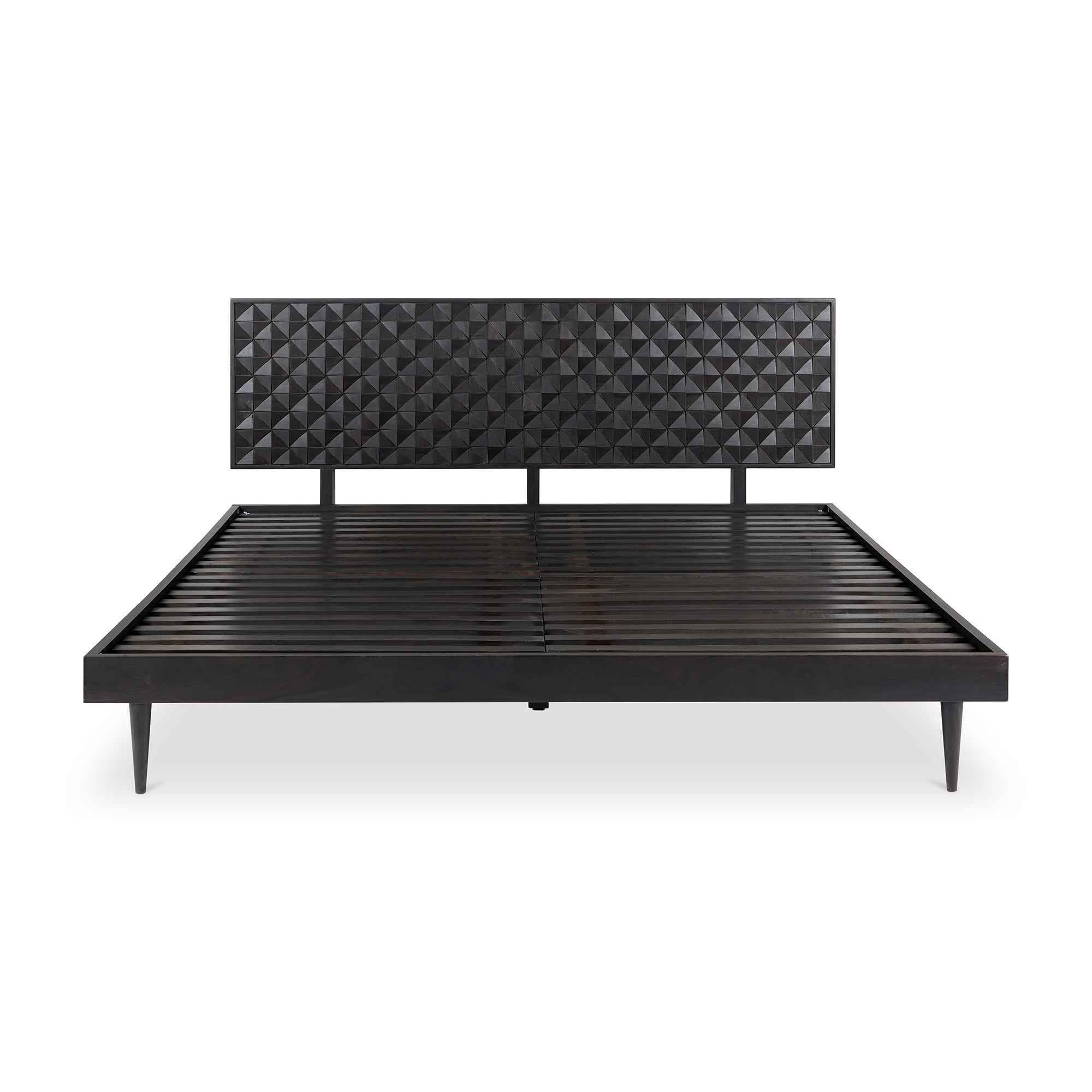 Pablo Queen Bed Black - Moes Home