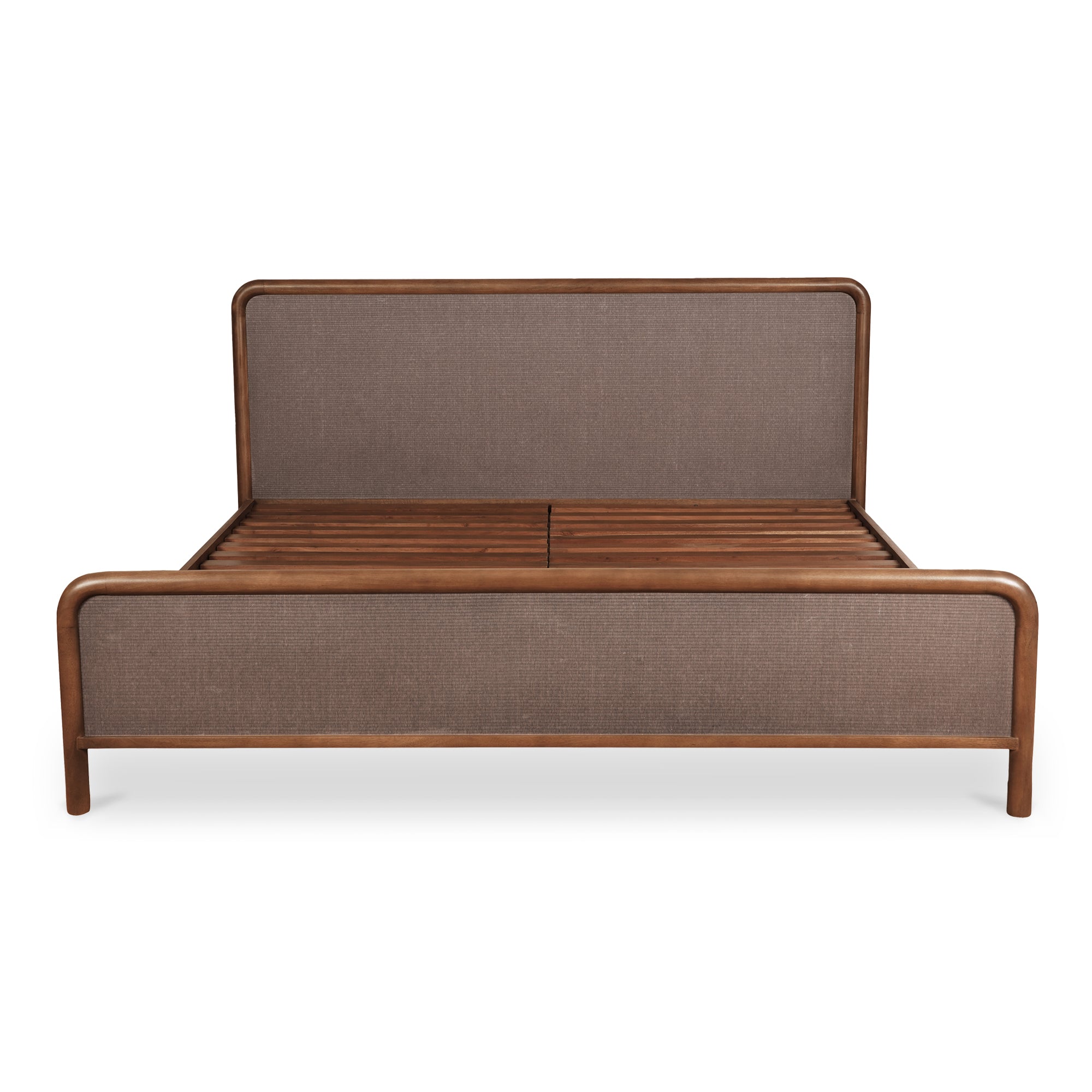 Rye Queen Bed Warm Brown - Moes Home