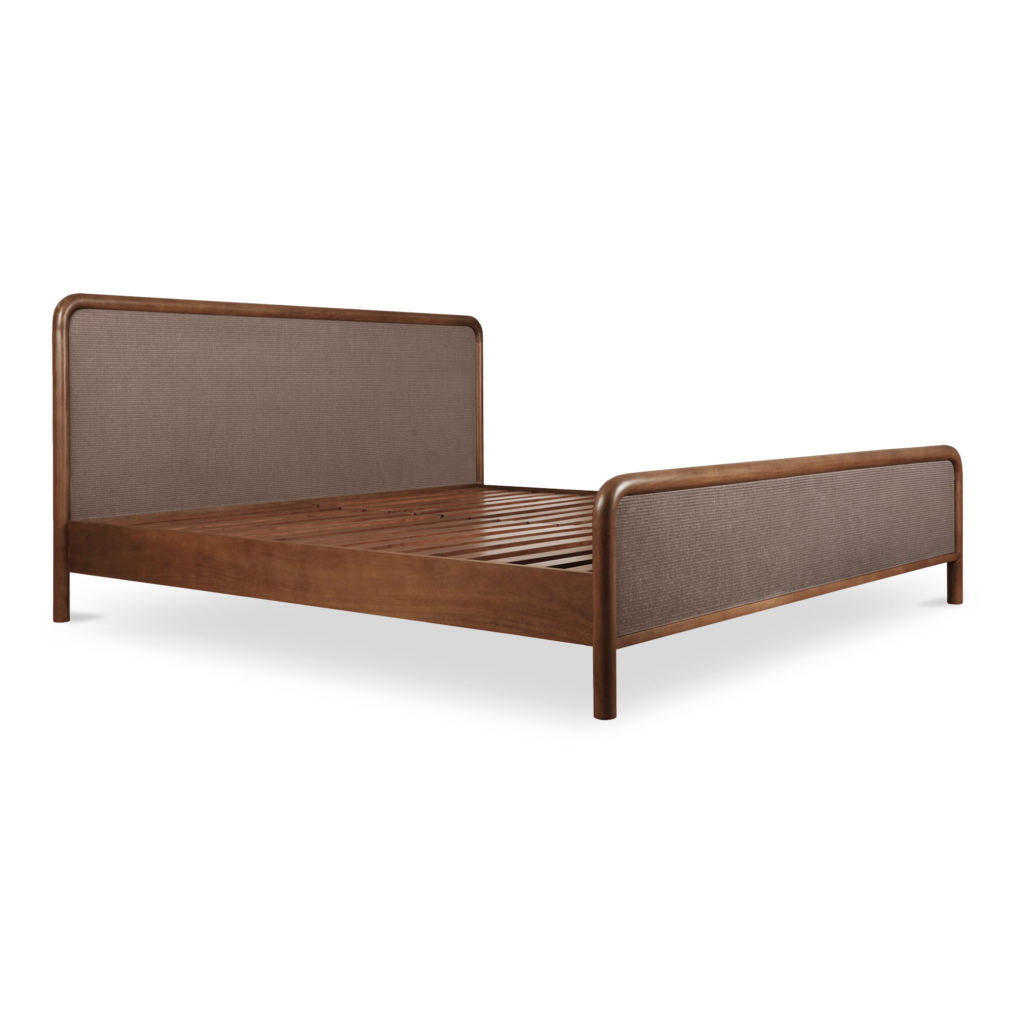 Rye King Bed Warm Brown - Moes Home